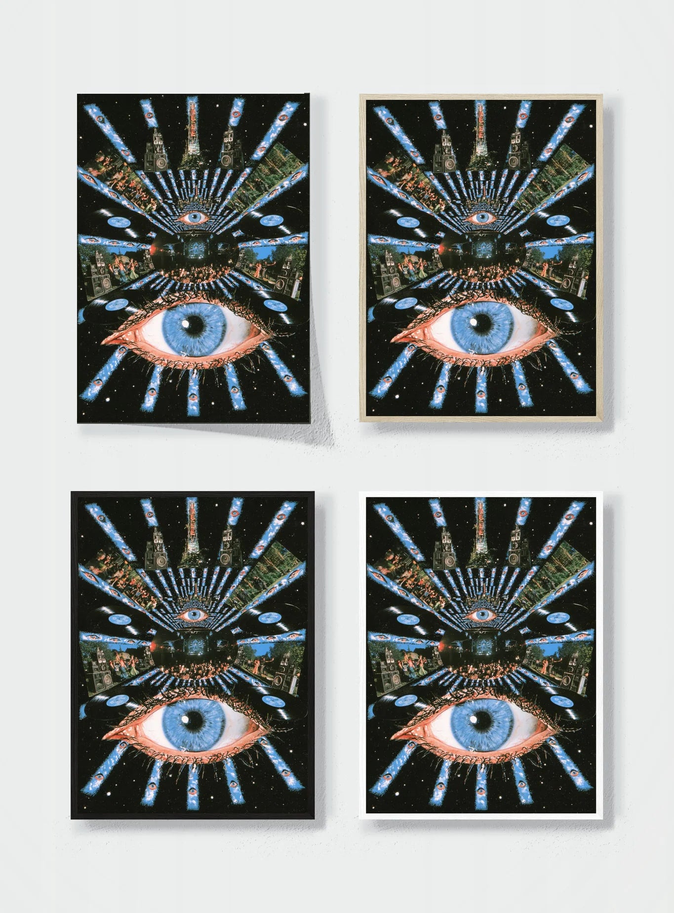 BEYOND THE WATCHING ROOM frame options comparison