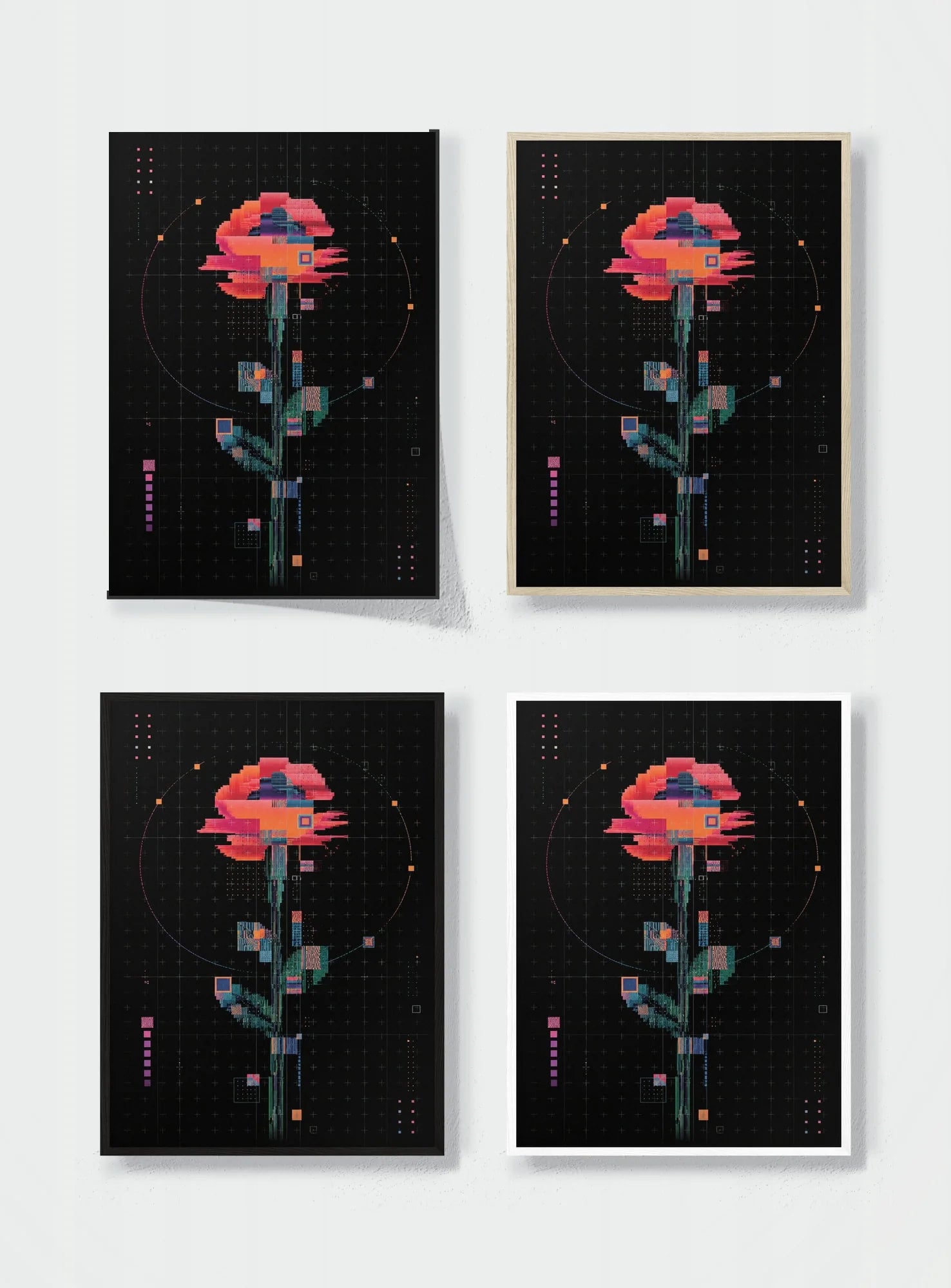BLOOM 8-BIT frame options comparison