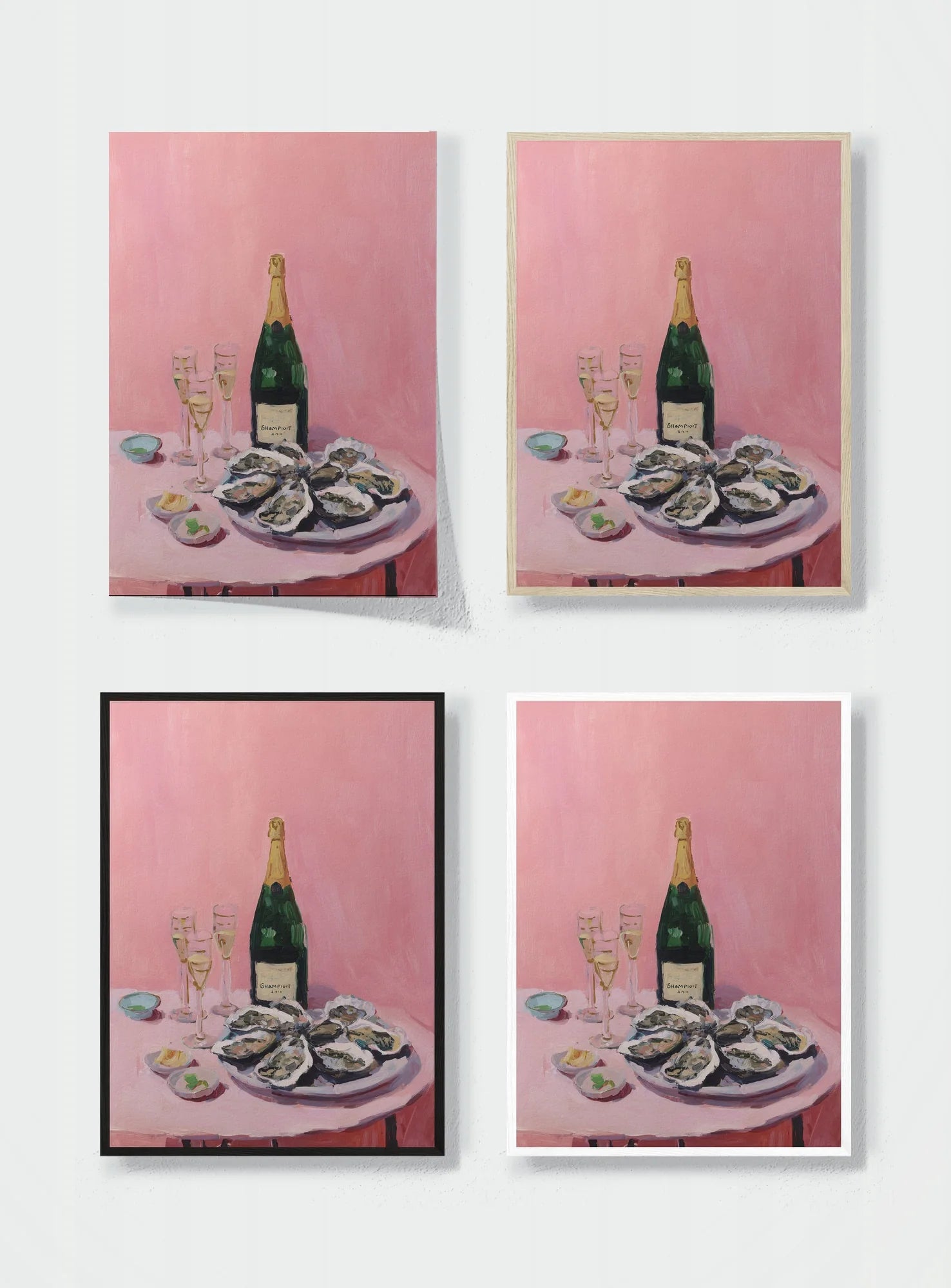 CHAMPAGNE AFTER EVERYTHING frame options comparison