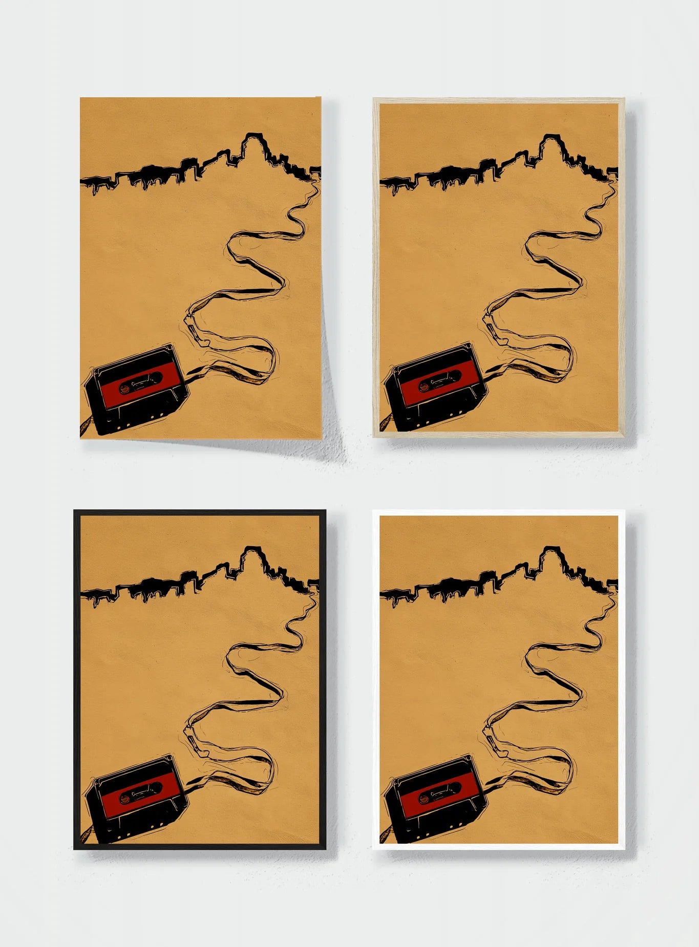 CITY ON TAPE frame options comparison