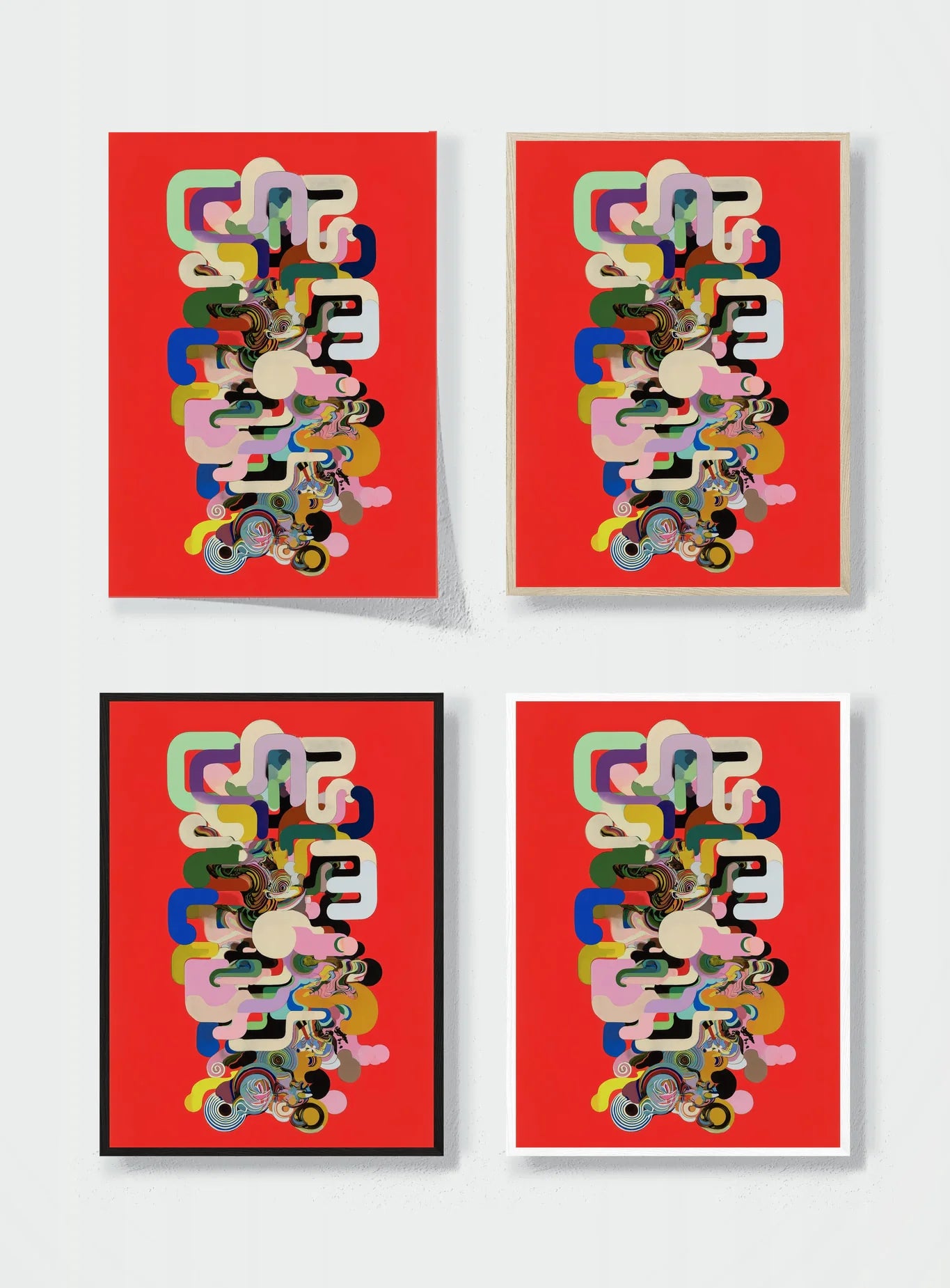 COLOUR TAKES THE LONG WAY frame options comparison