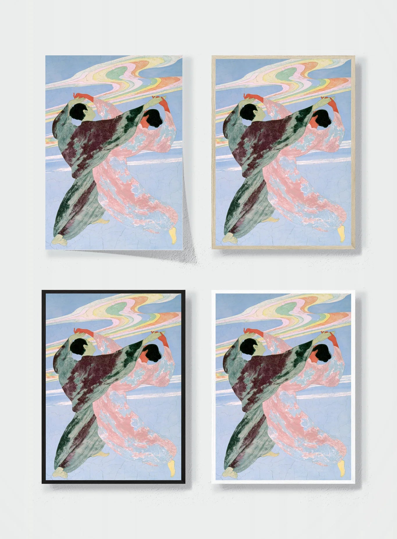 DANCING UNDER A PAINTED SKY frame options comparison