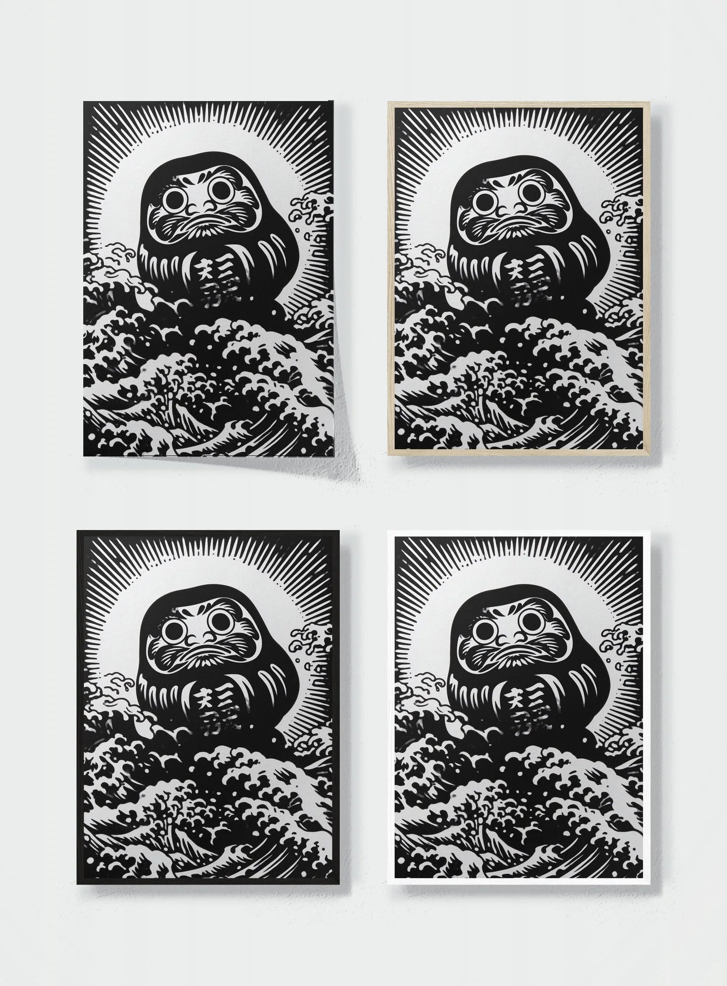 DARUMA'S VOYAGE frame options comparison