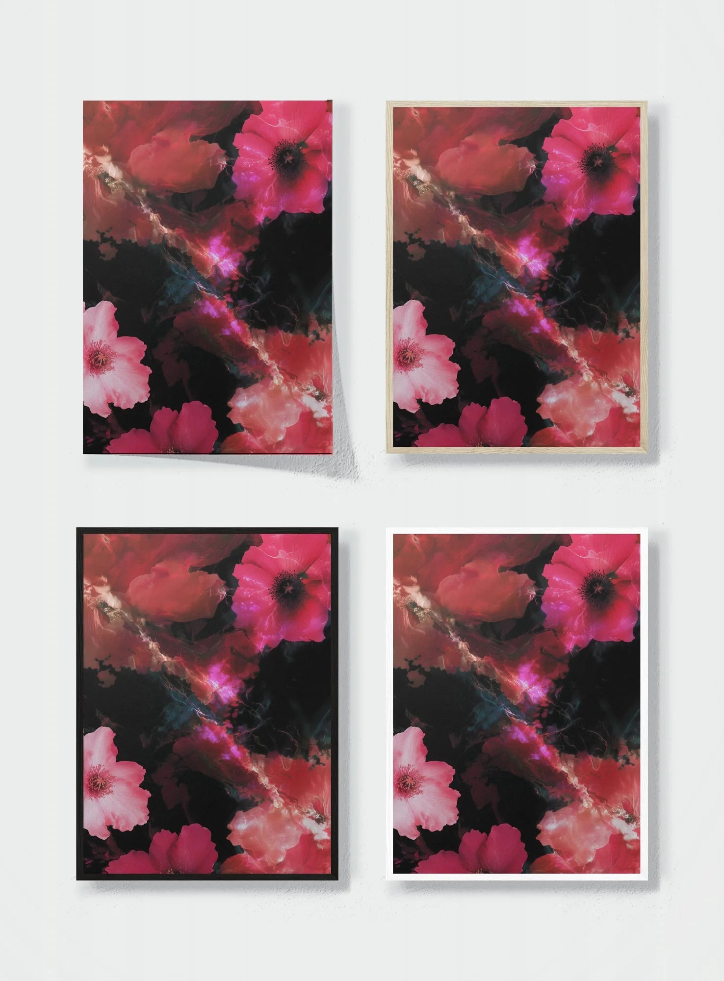 ELECTRIC BOTANICA frame options comparison