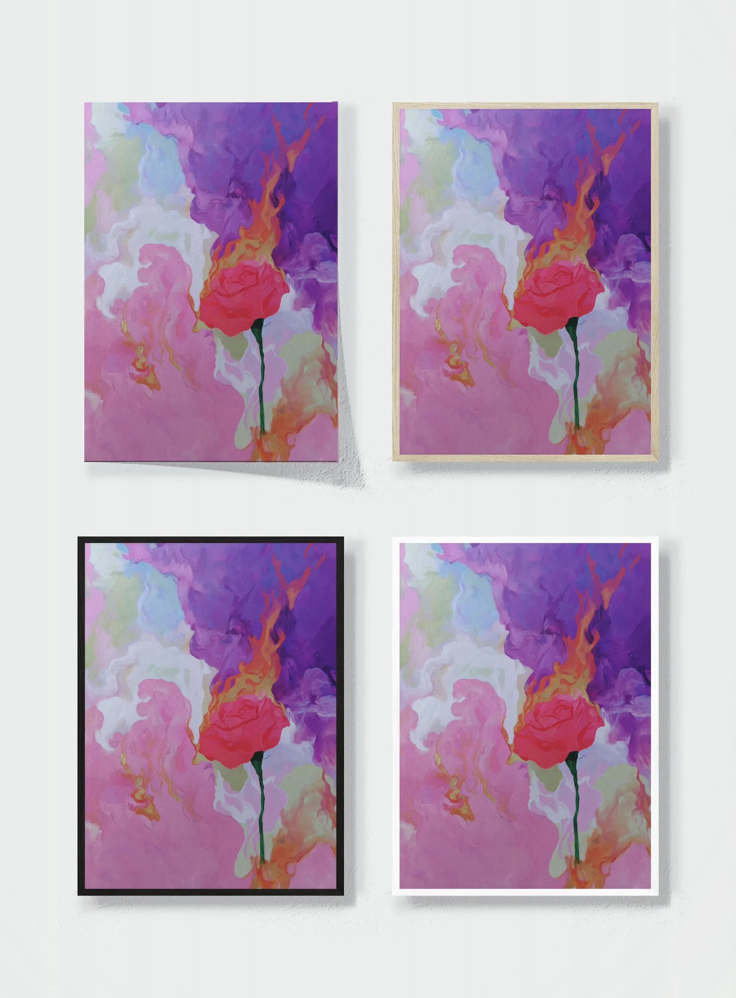 EMBER FLOWER frame options comparison