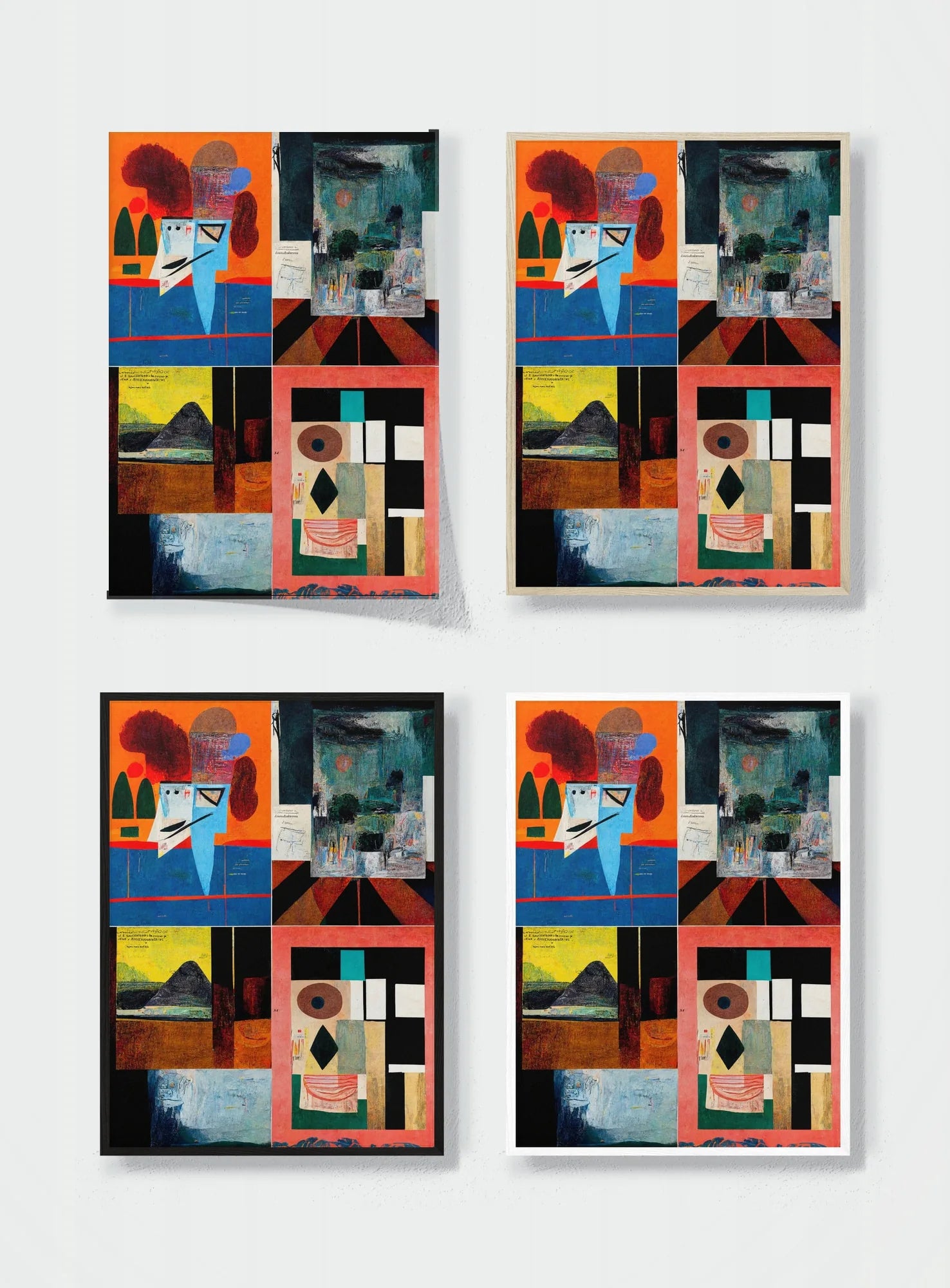 FOUR PANES frame options comparison