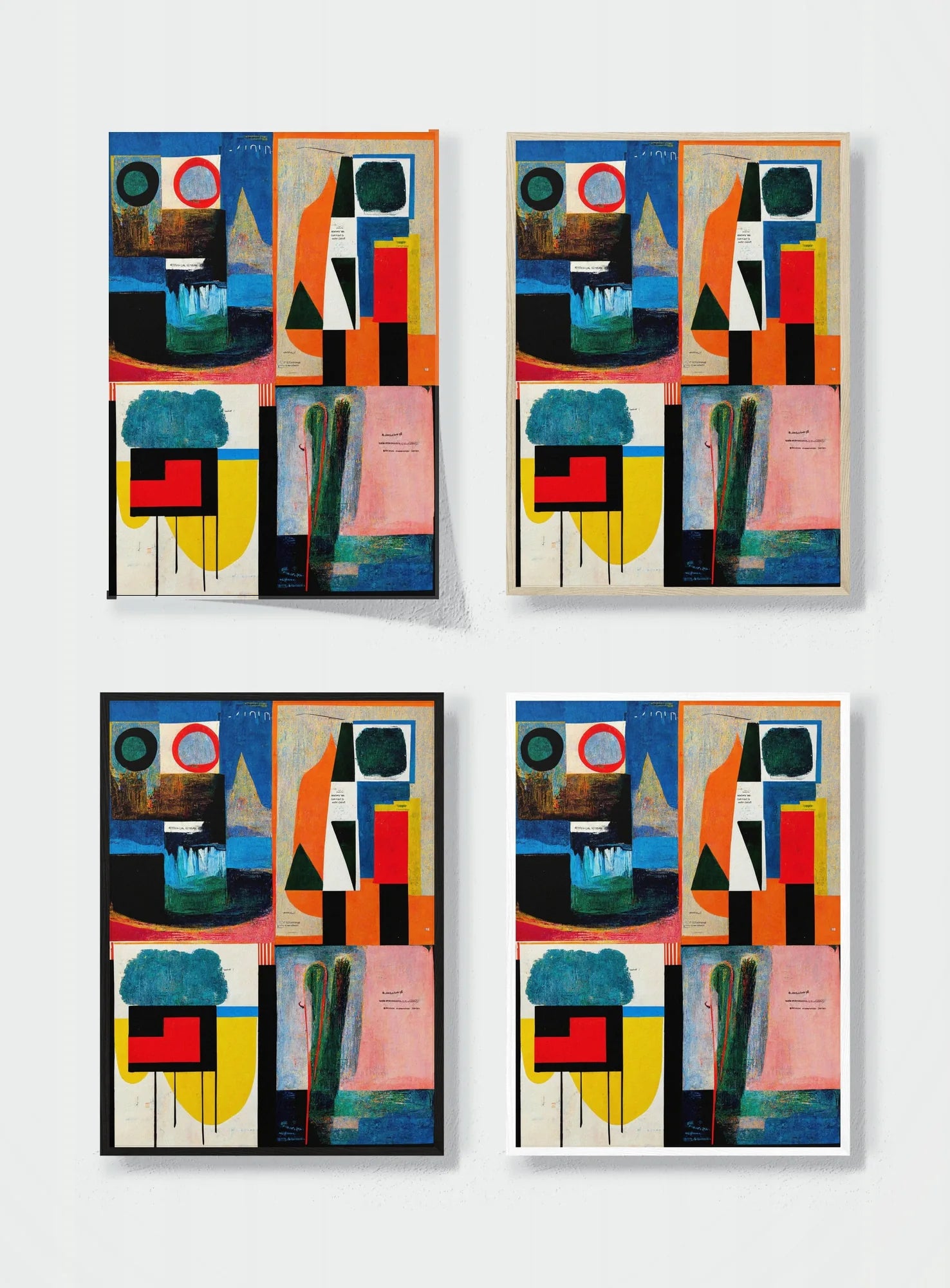FOUR ROOMS frame options comparison