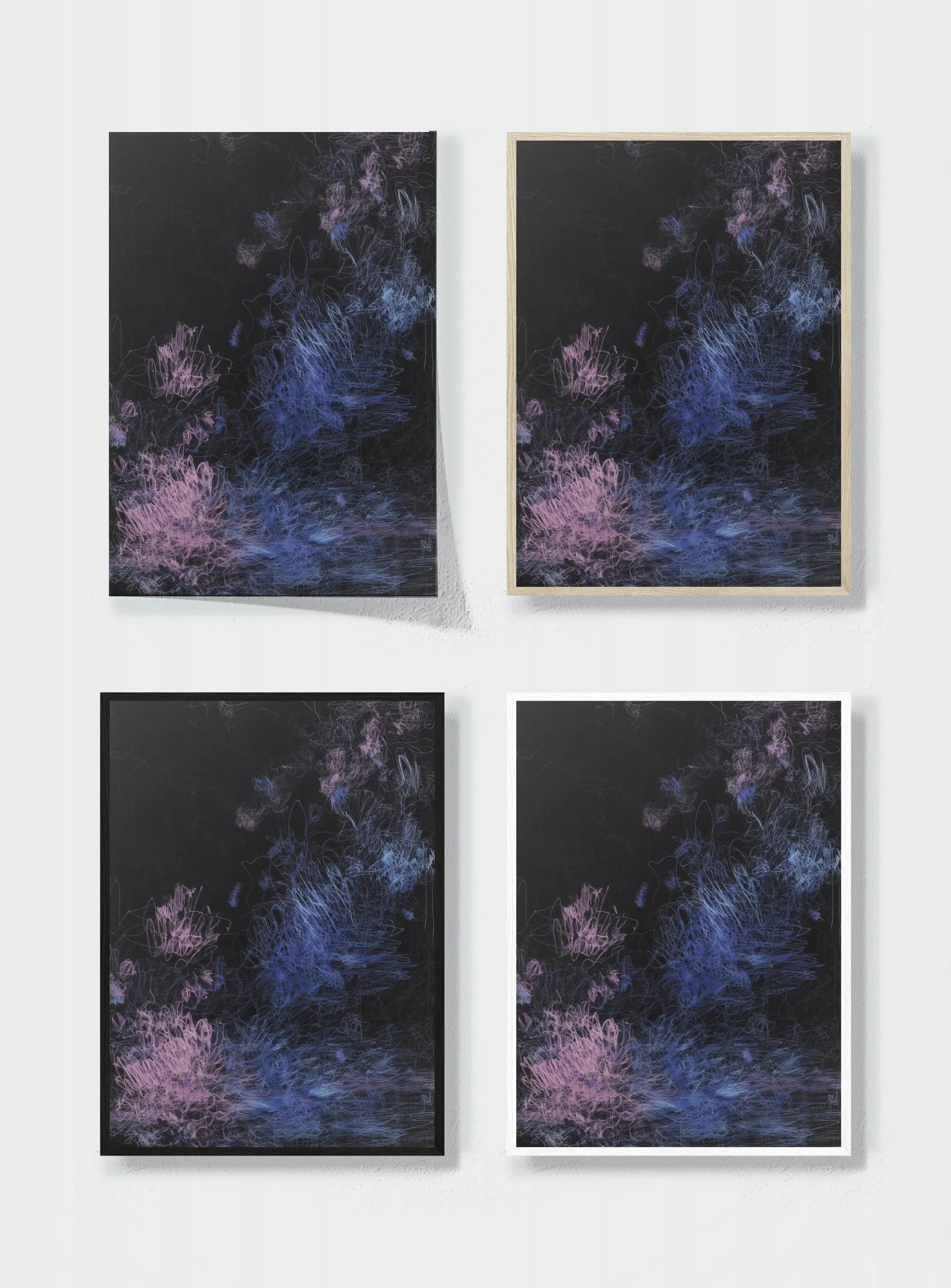 GALACTIC GRUNGE frame options comparison