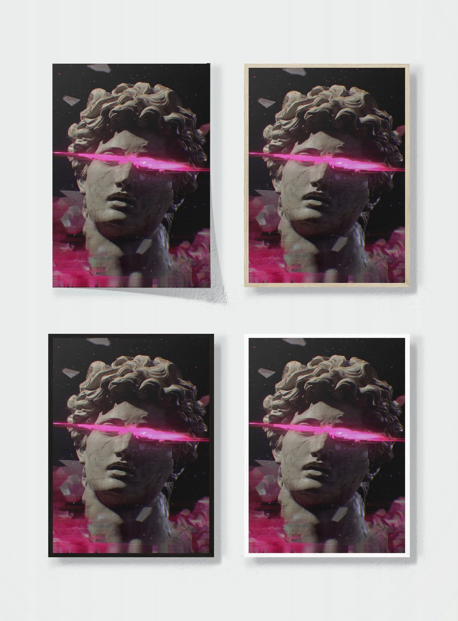 GLITCH RENAISSANCE frame options comparison