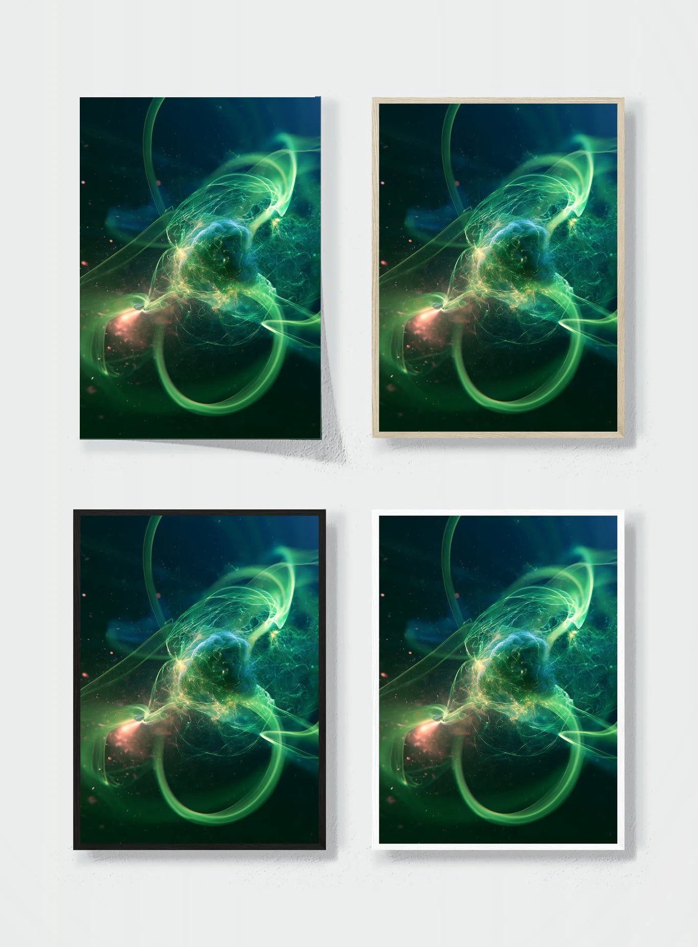 GREEN LIGHT IN MOTION frame options comparison