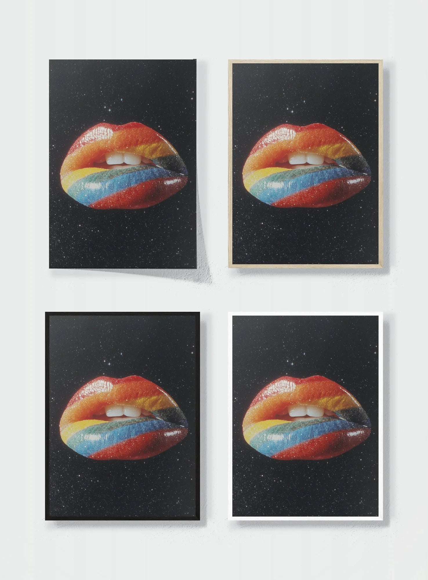 INTERSTELLAR GLAM frame options comparison