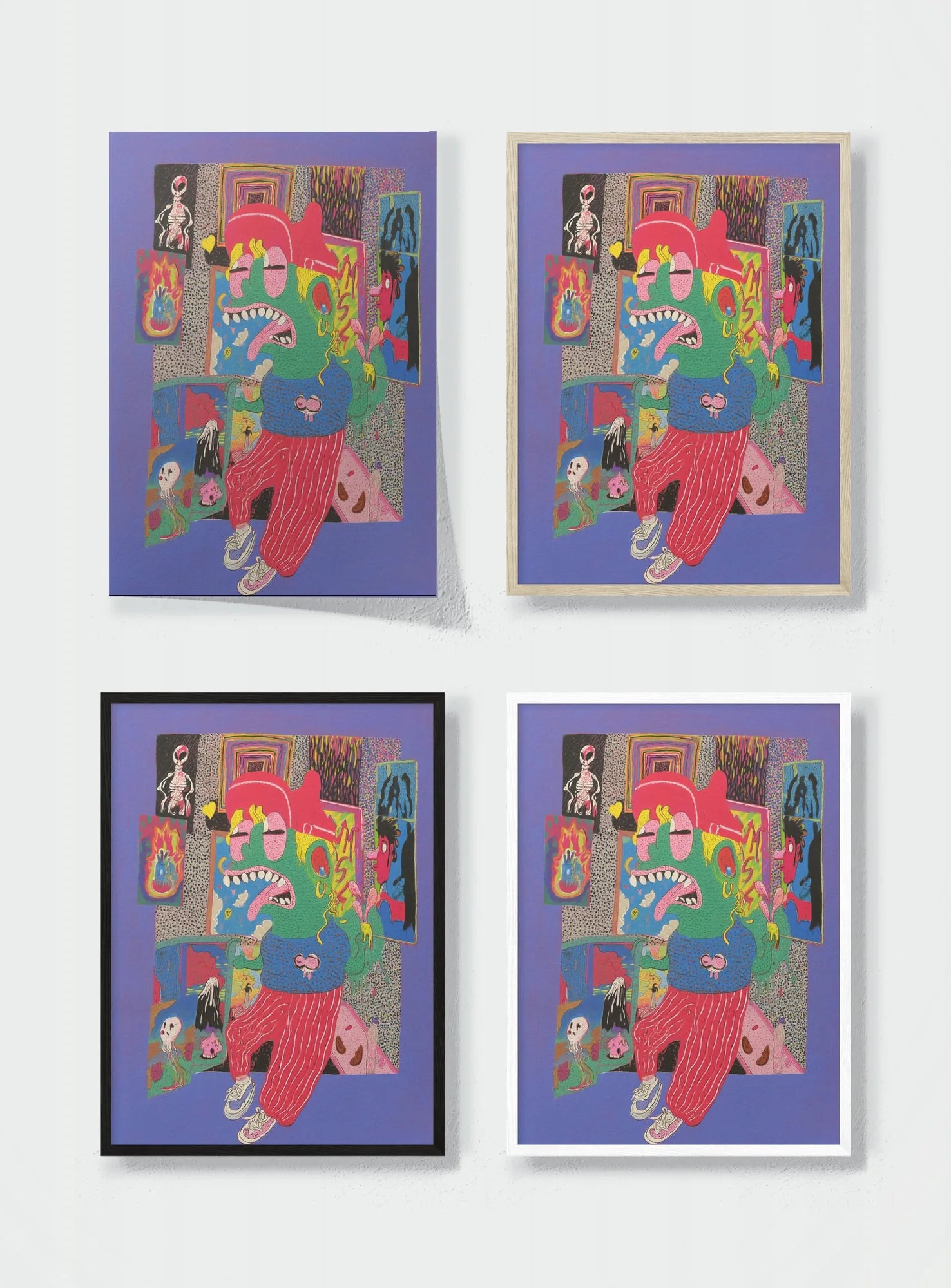 JAX'S BEDROOM frame options comparison