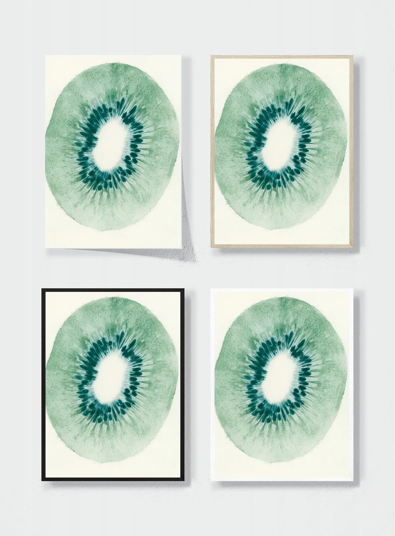 KIWI IN GREEN frame options comparison