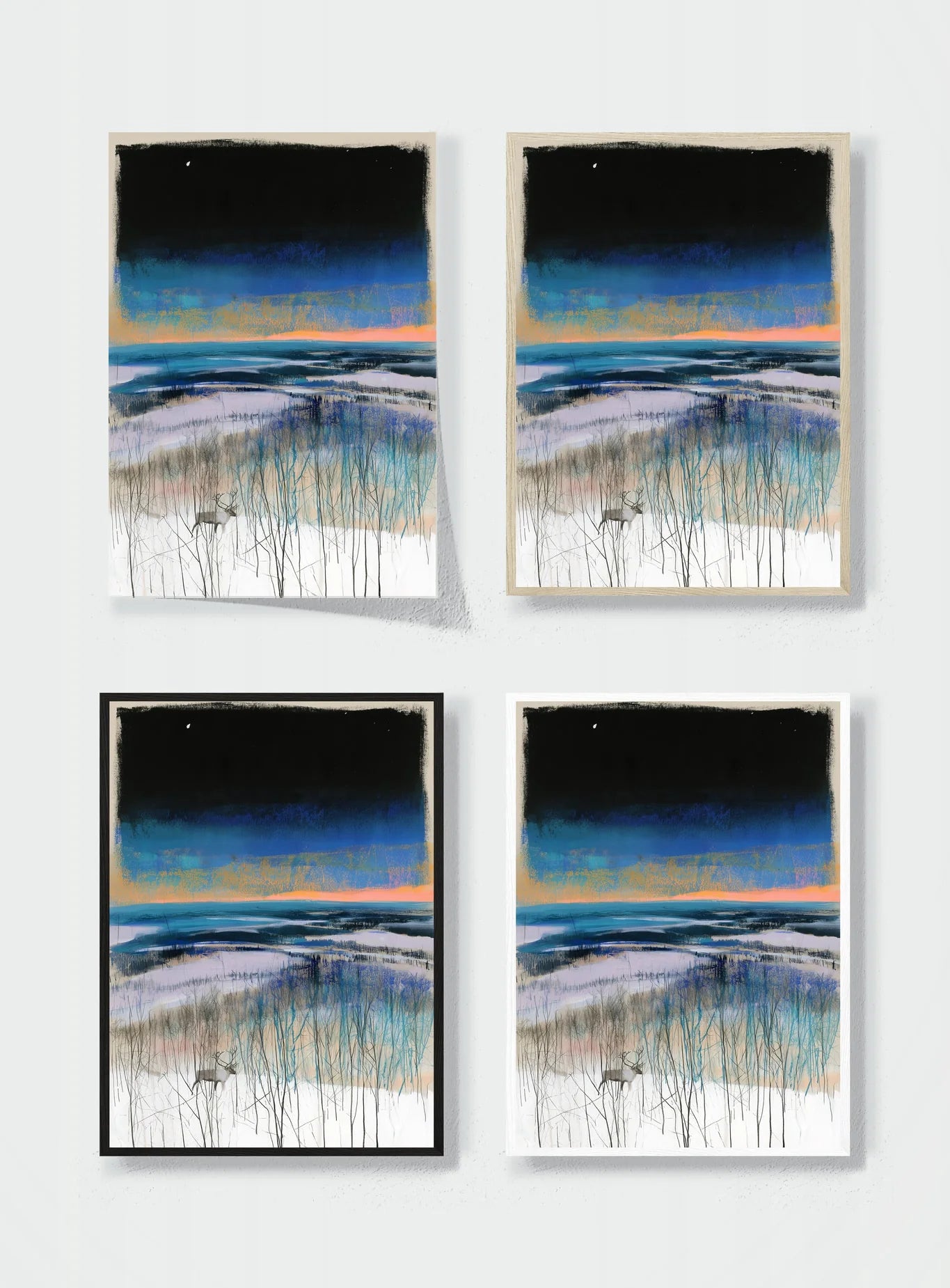LAST LIGHT ON THE DUNES frame options comparison