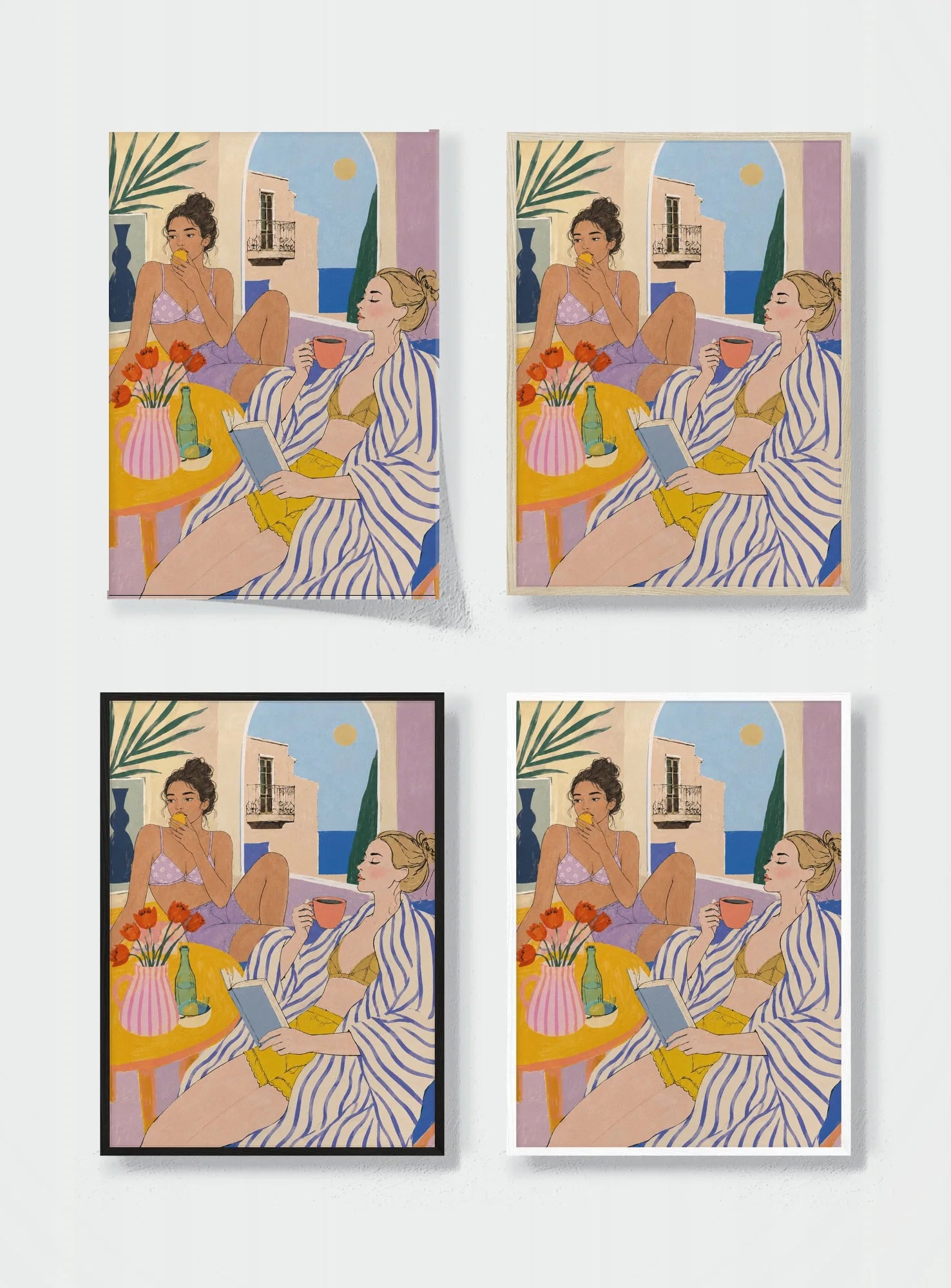 LONG LUNCH frame options comparison