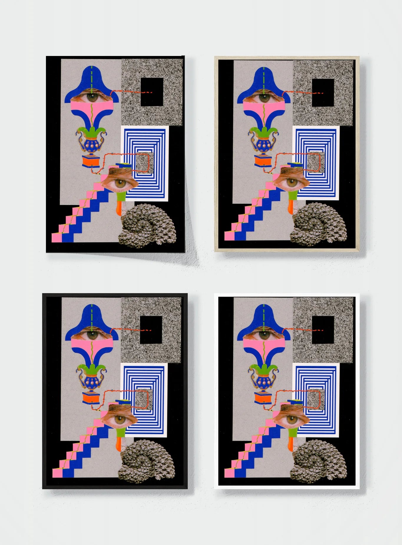 MIND TAKING THE STAIRS frame options comparison