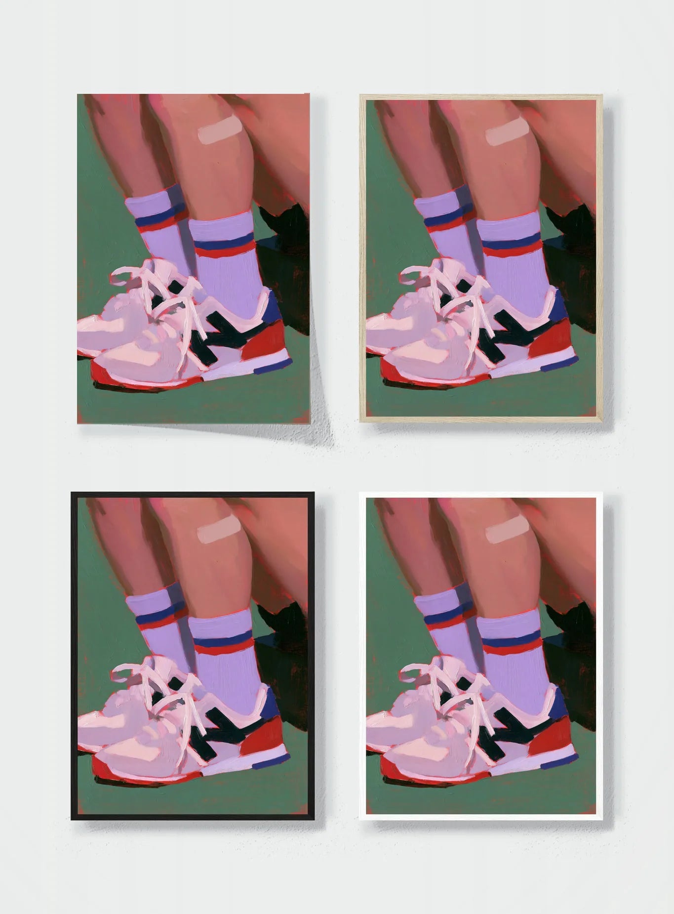OFF THE COURT frame options comparison