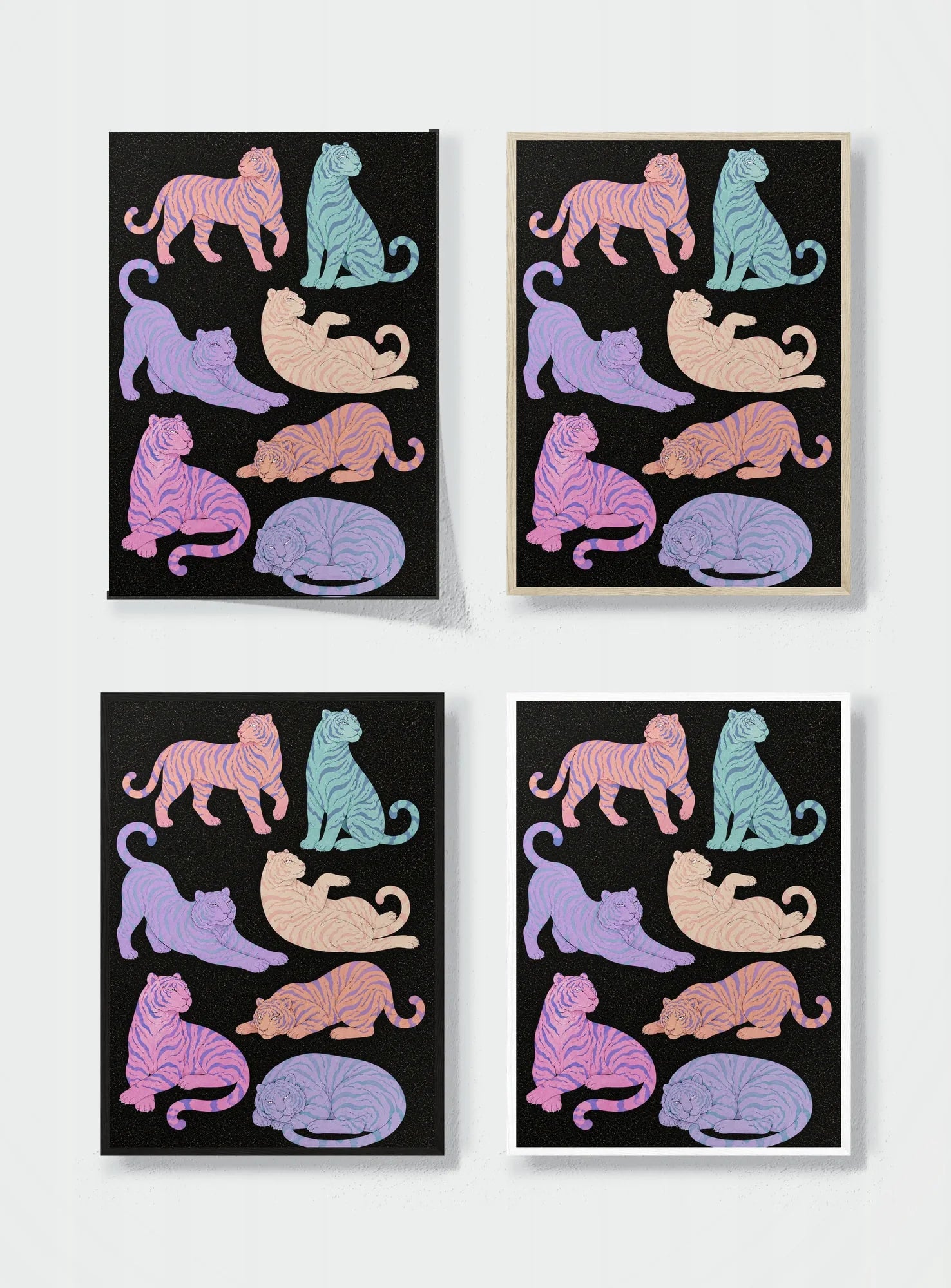 PASTEL PREDATORS frame options comparison