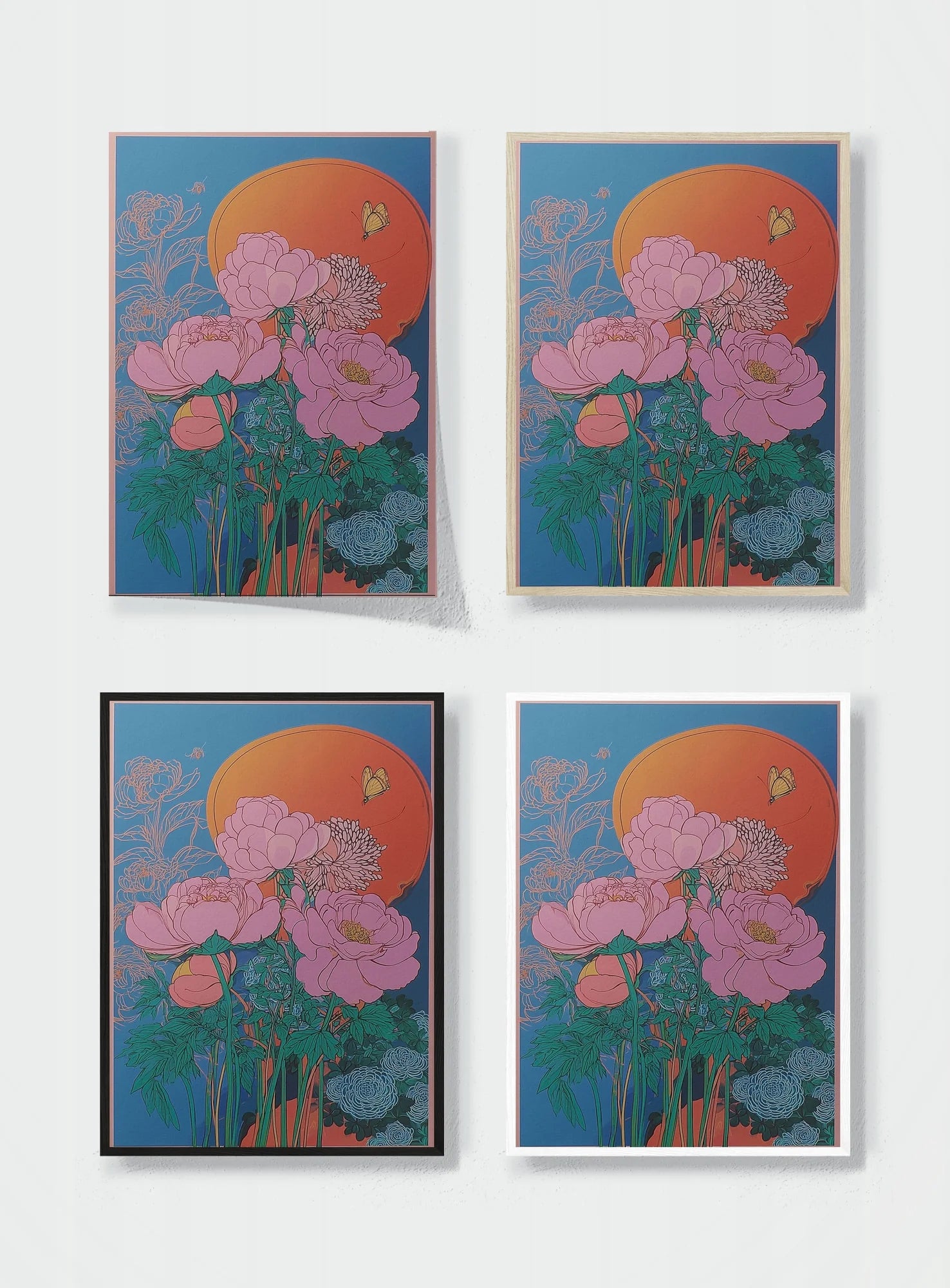 PEACE IN NATURE frame options comparison