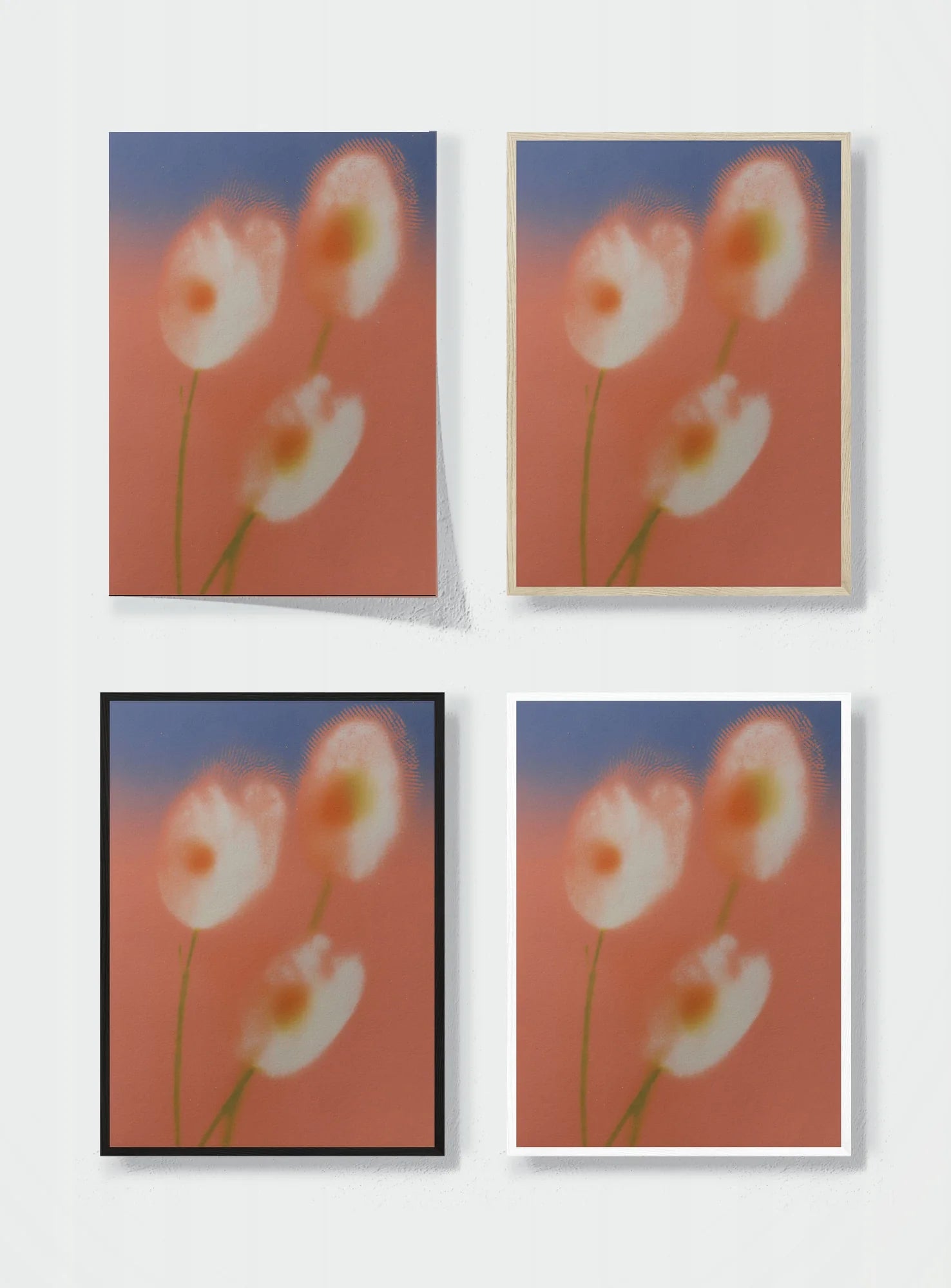 PEACH HAZE frame options comparison