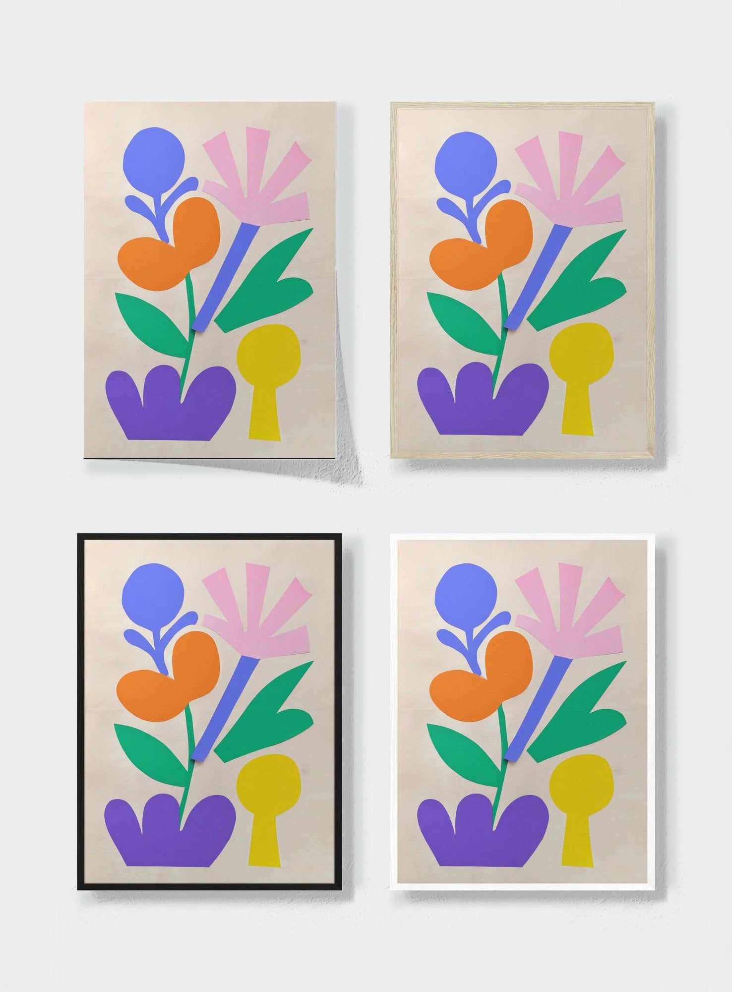 PETALS AND PIECES frame options comparison