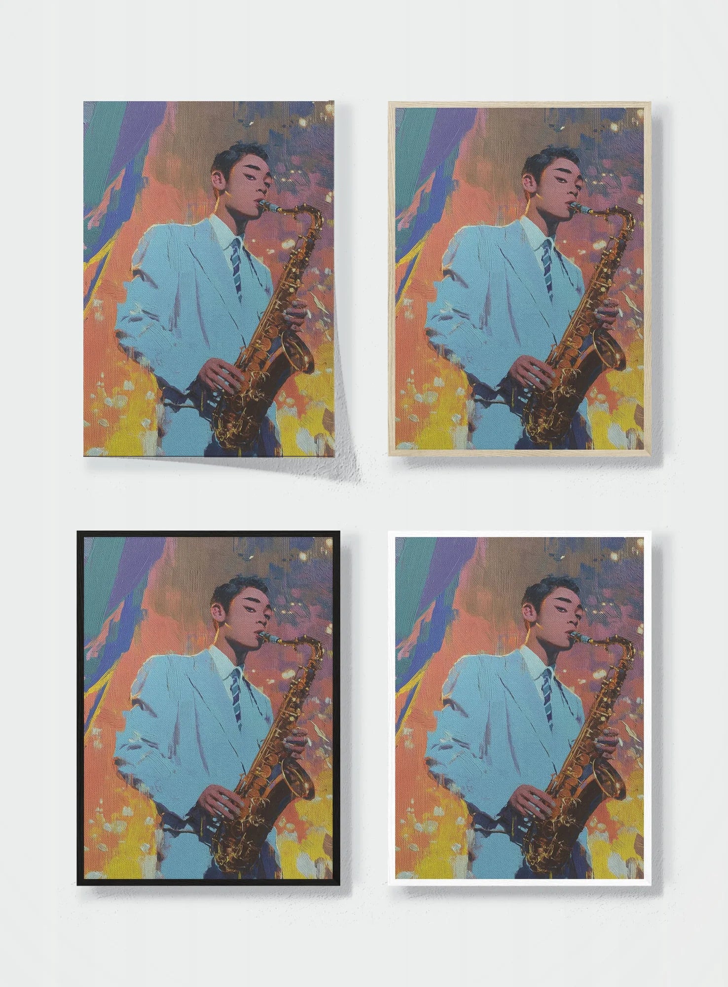 PIXEL JAZZ frame options comparison