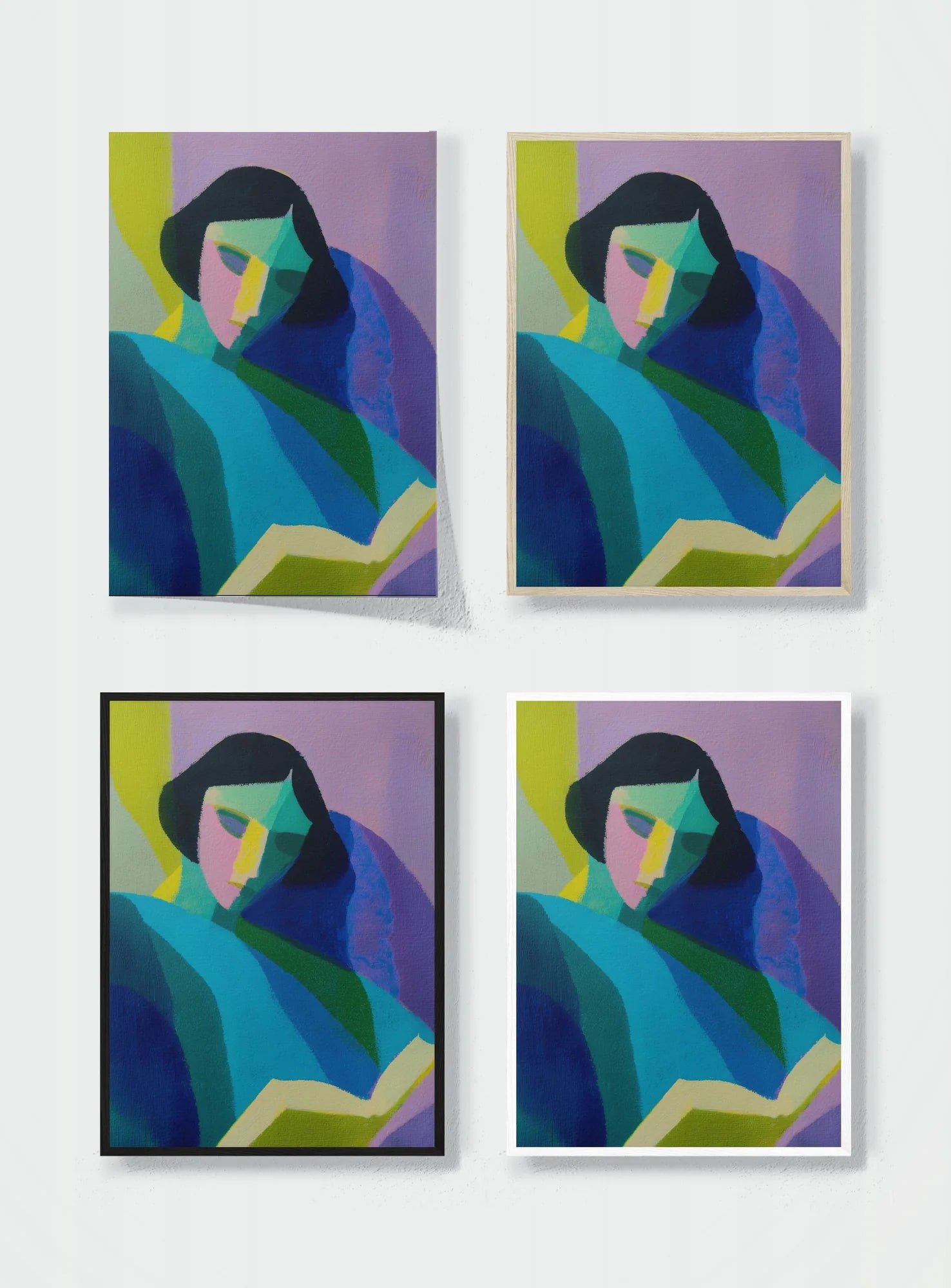 PORTRAIT OF A BOOK frame options comparison