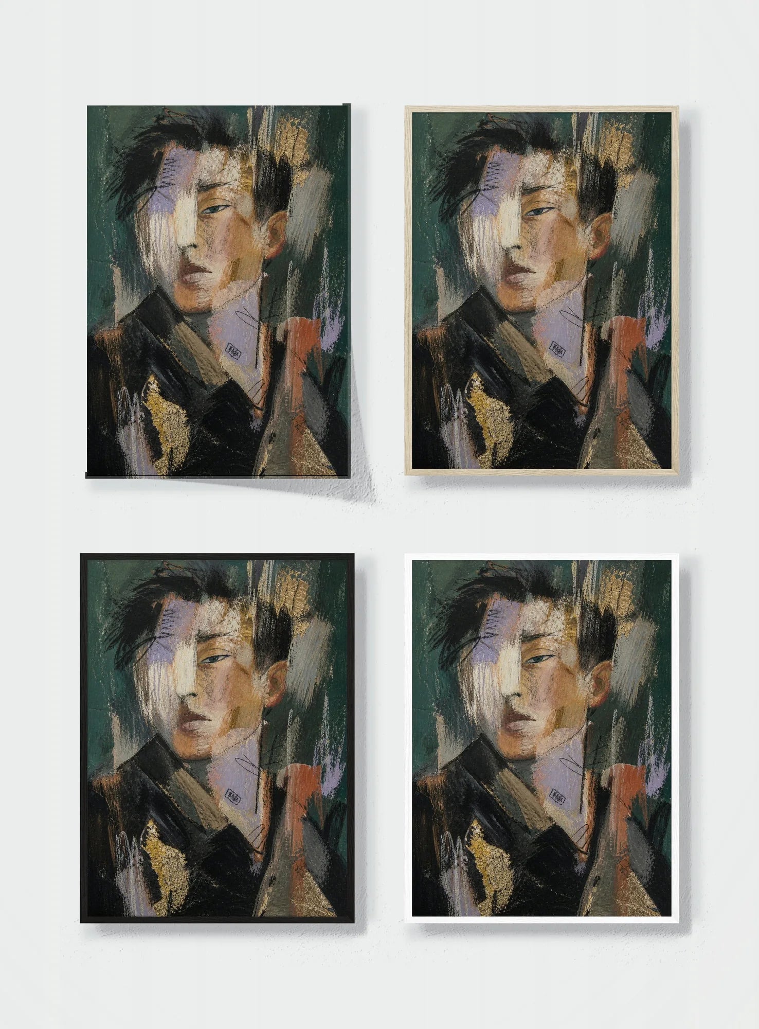 PORTRAIT OF A STRANGER frame options comparison