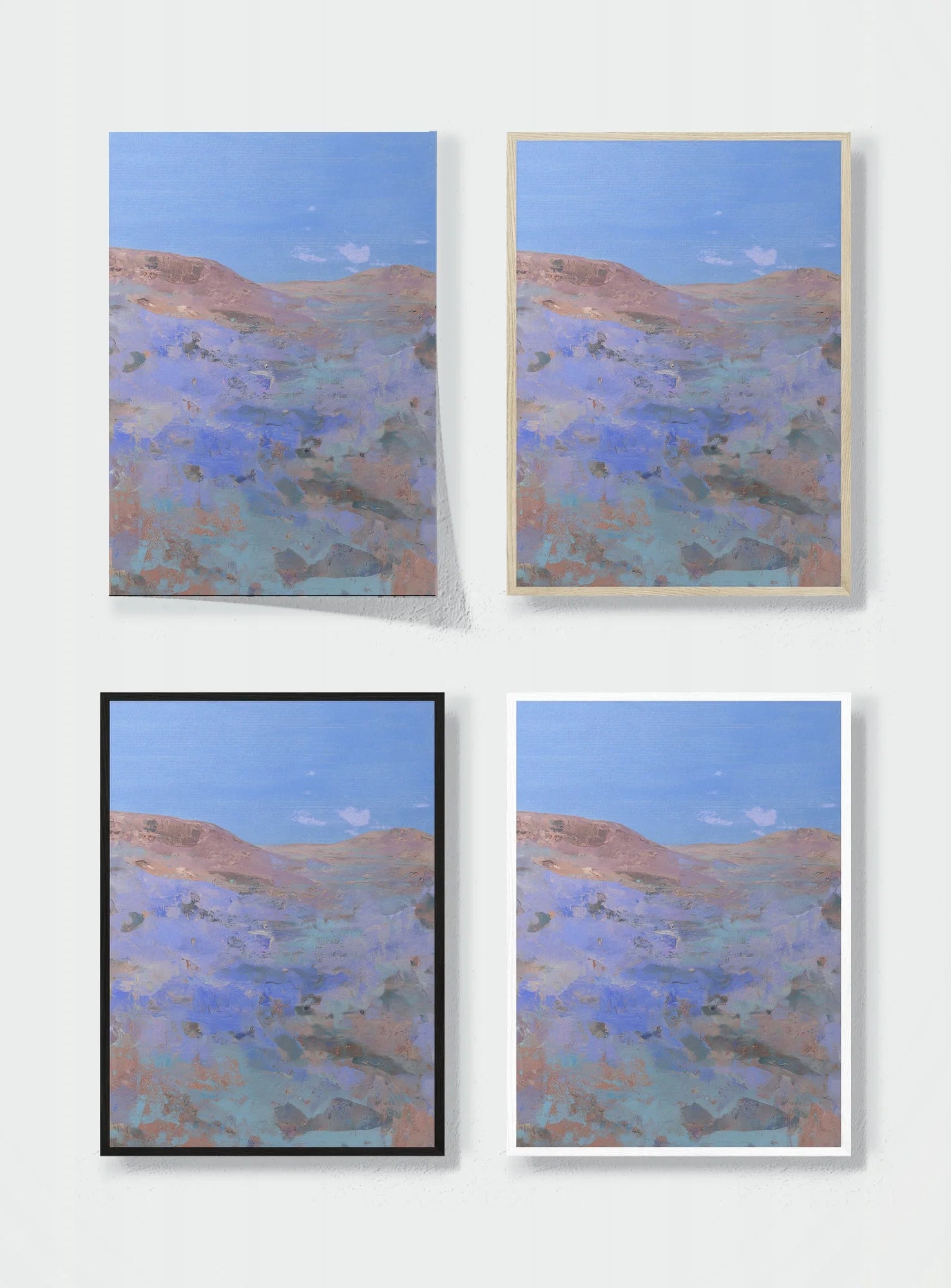 QUIET TERRAIN frame options comparison