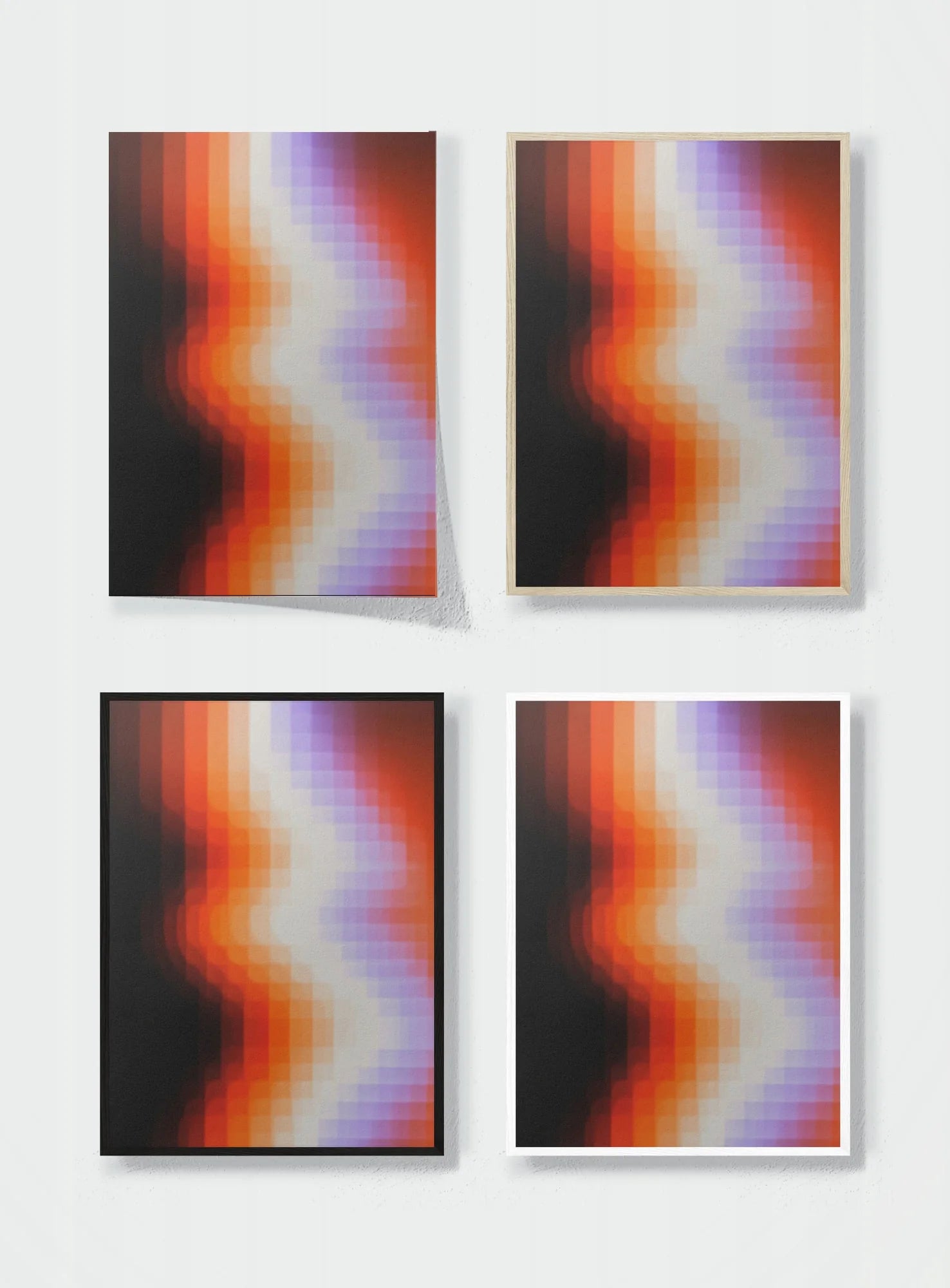 RAINBOW IN REPOSE frame options comparison