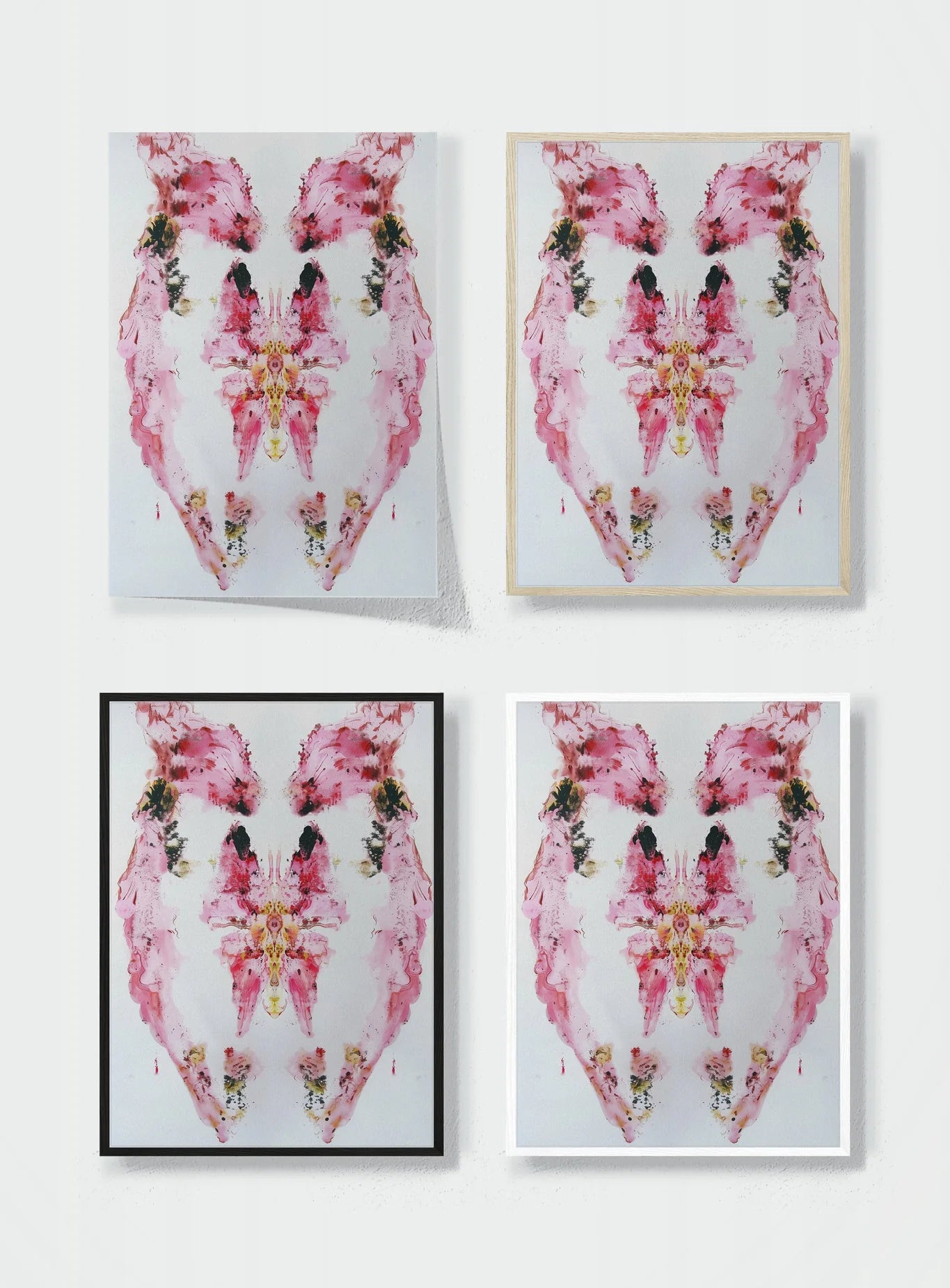 RORSCHACH’S BUTTERFLY frame options comparison