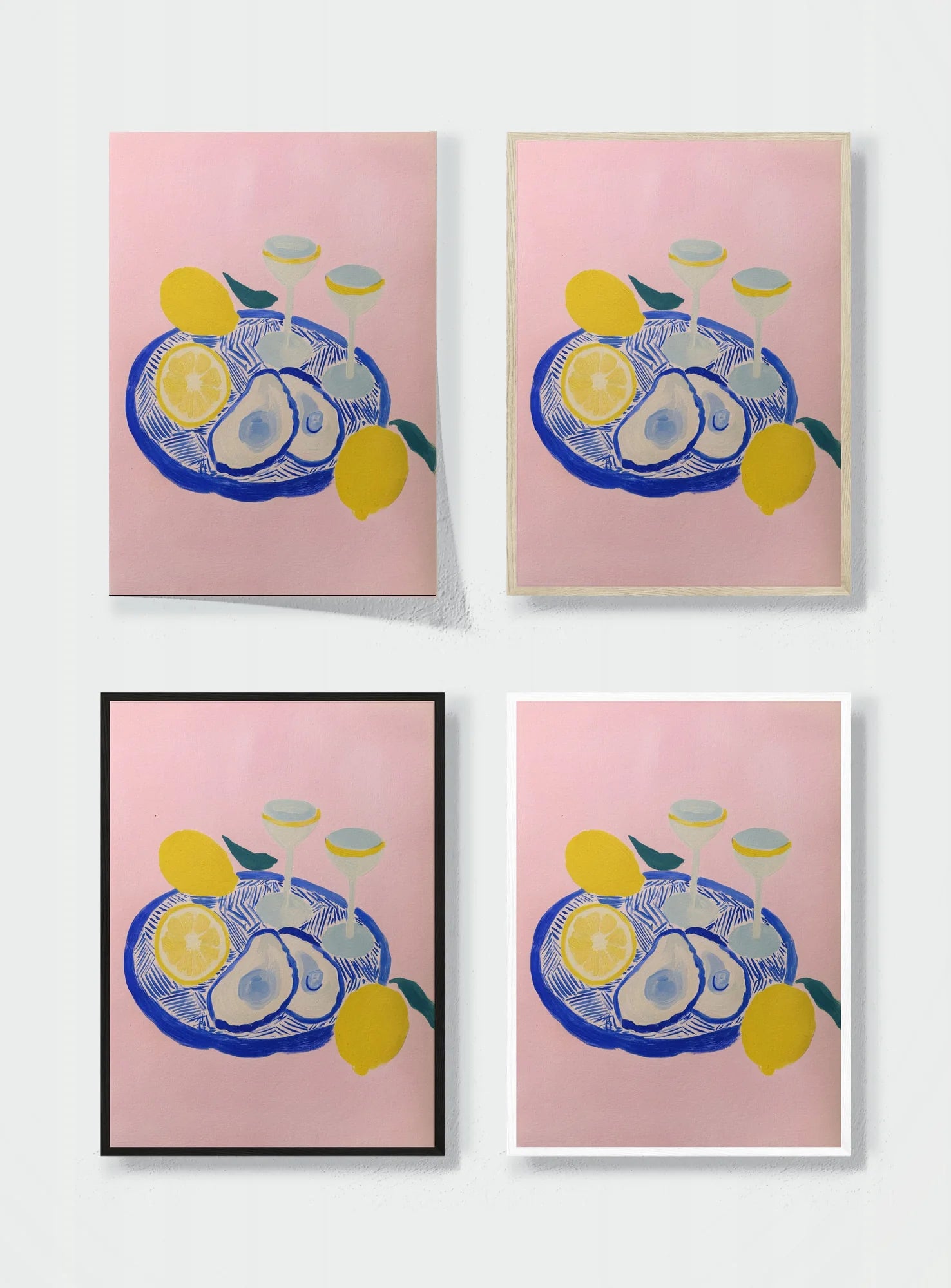 STILL LIFE WITH SHARP NOTES frame options comparison