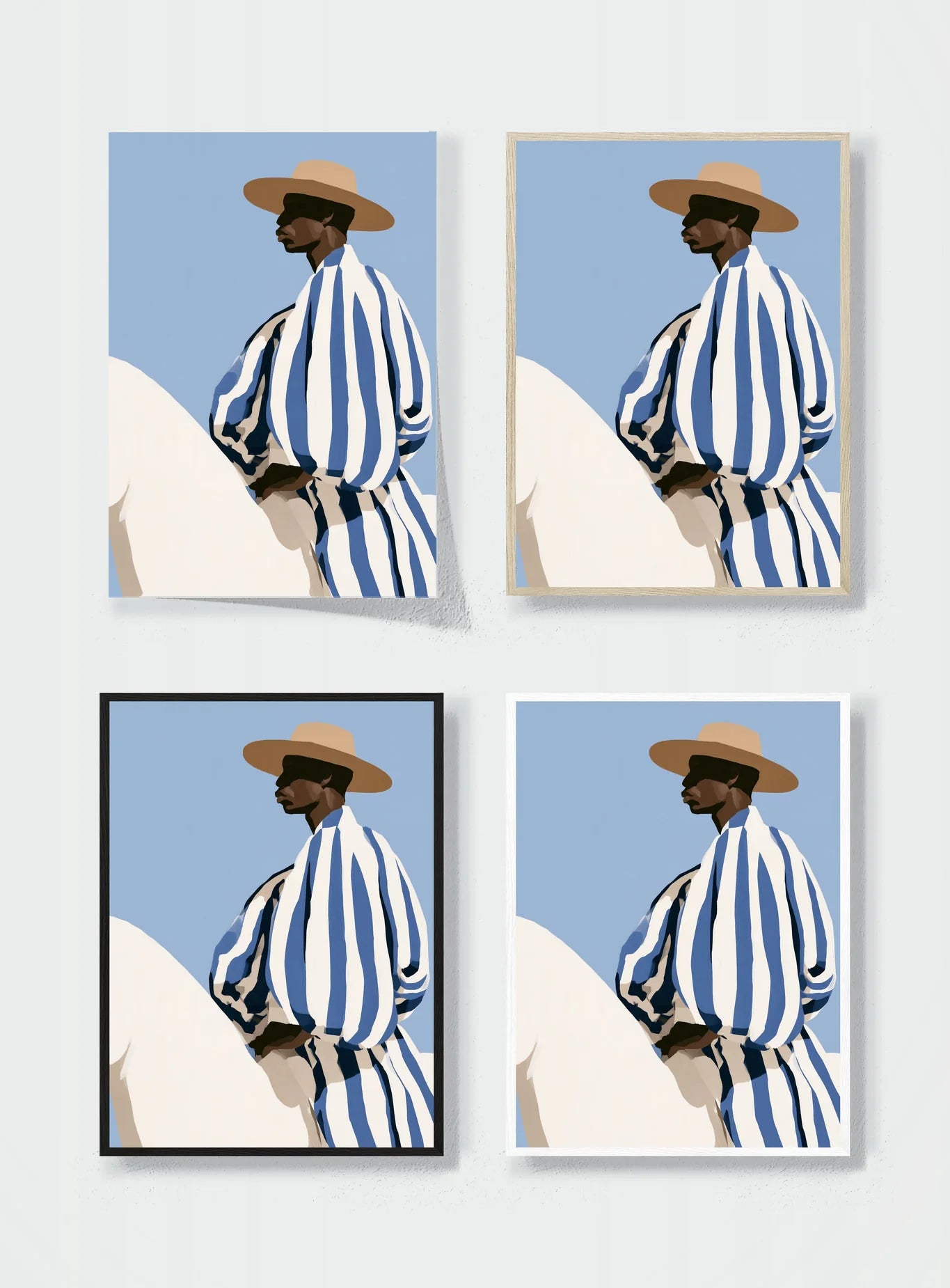 STRIPES IN THE SUN frame options comparison