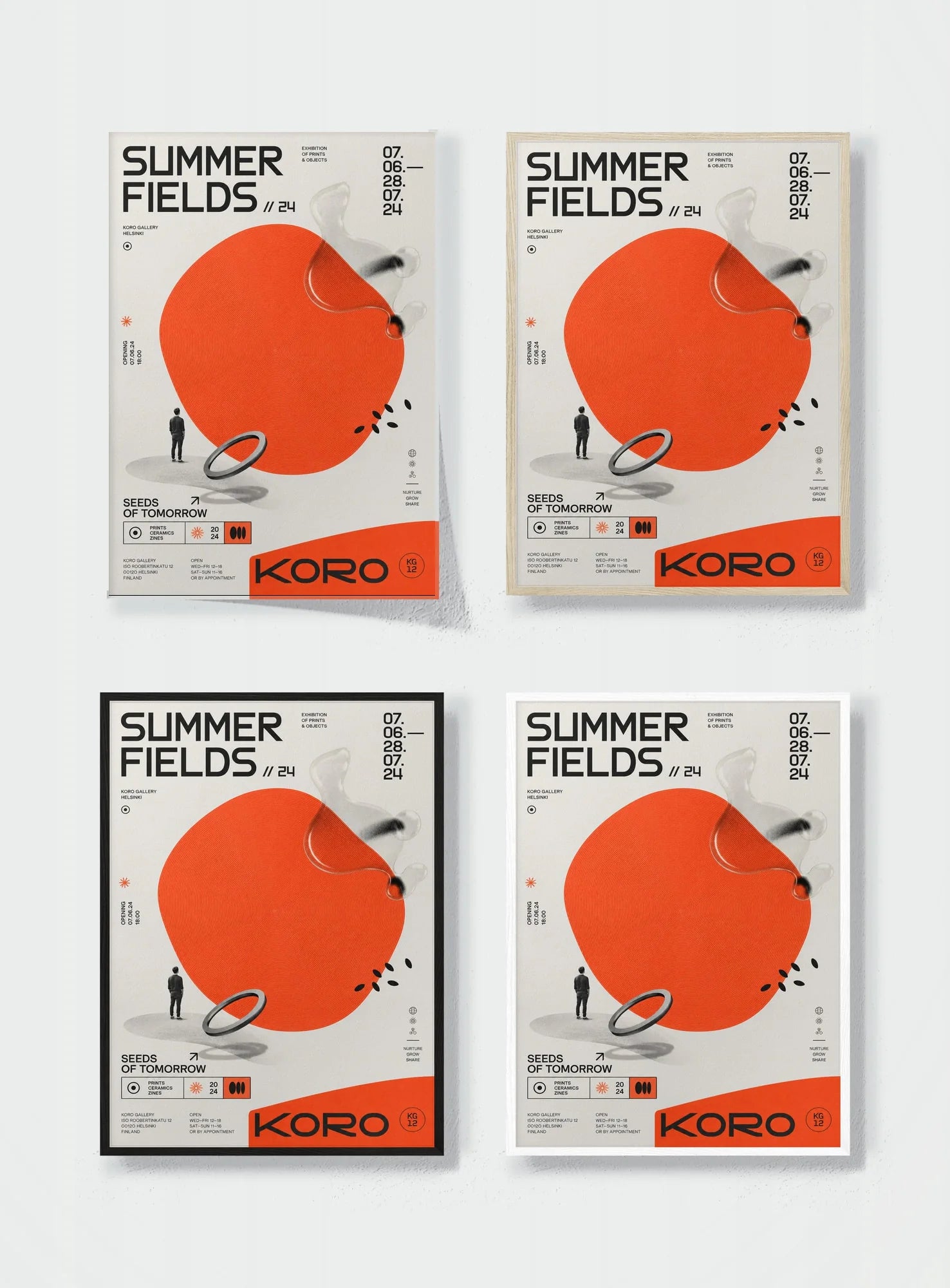 SUMMER FIELDS frame options comparison