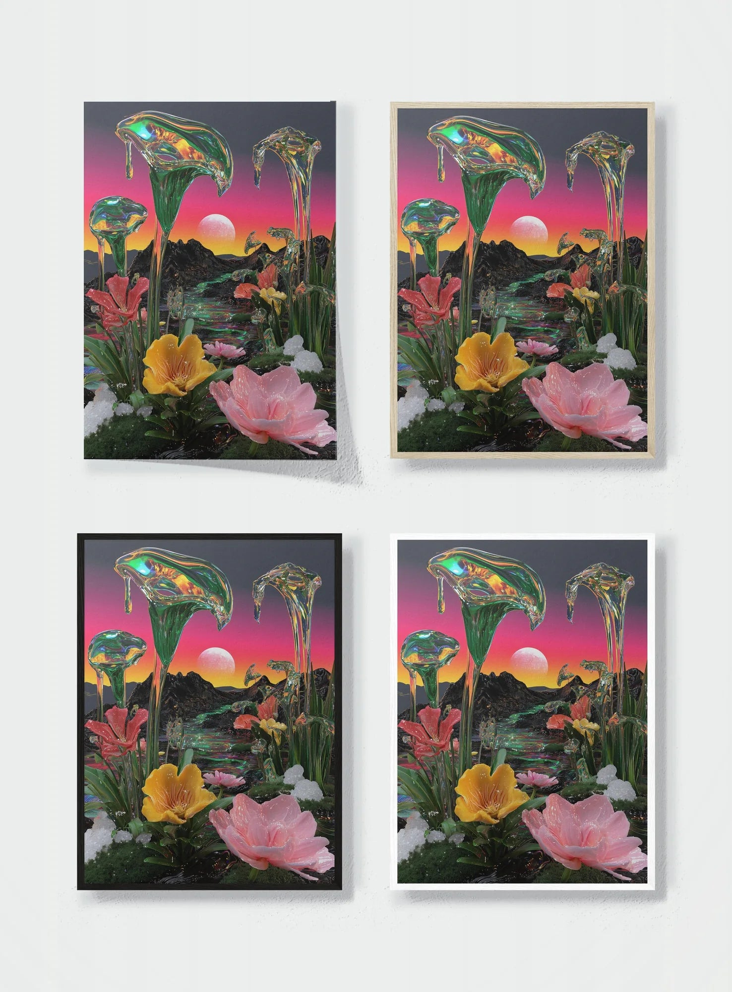 TANGLED ORIGAMI frame options comparison