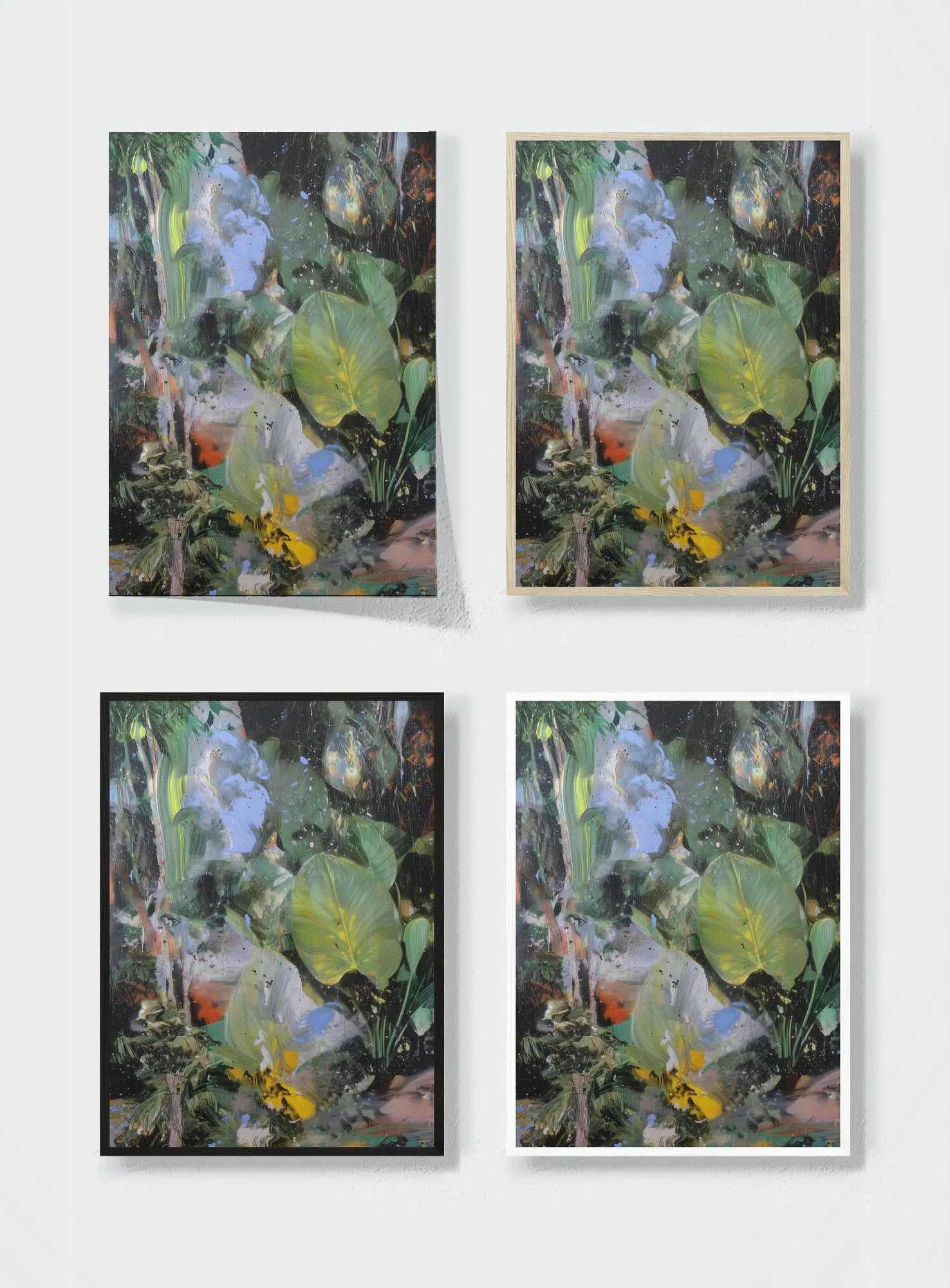 THE GARDEN AFTER RAIN frame options comparison