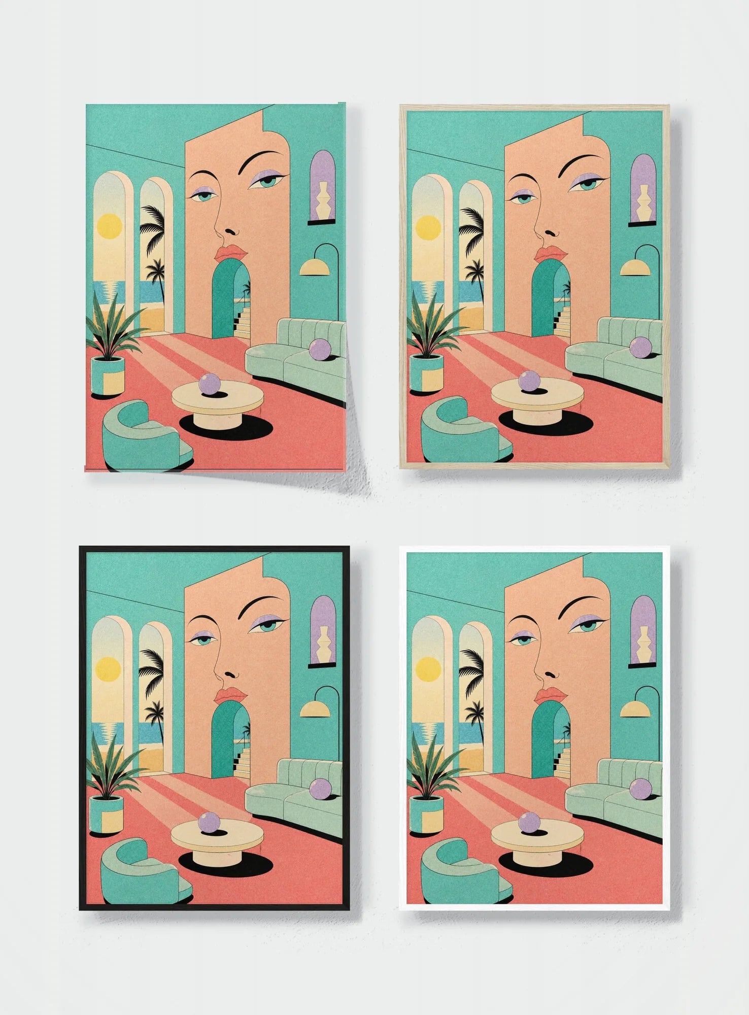 THE HOSTESS frame options comparison
