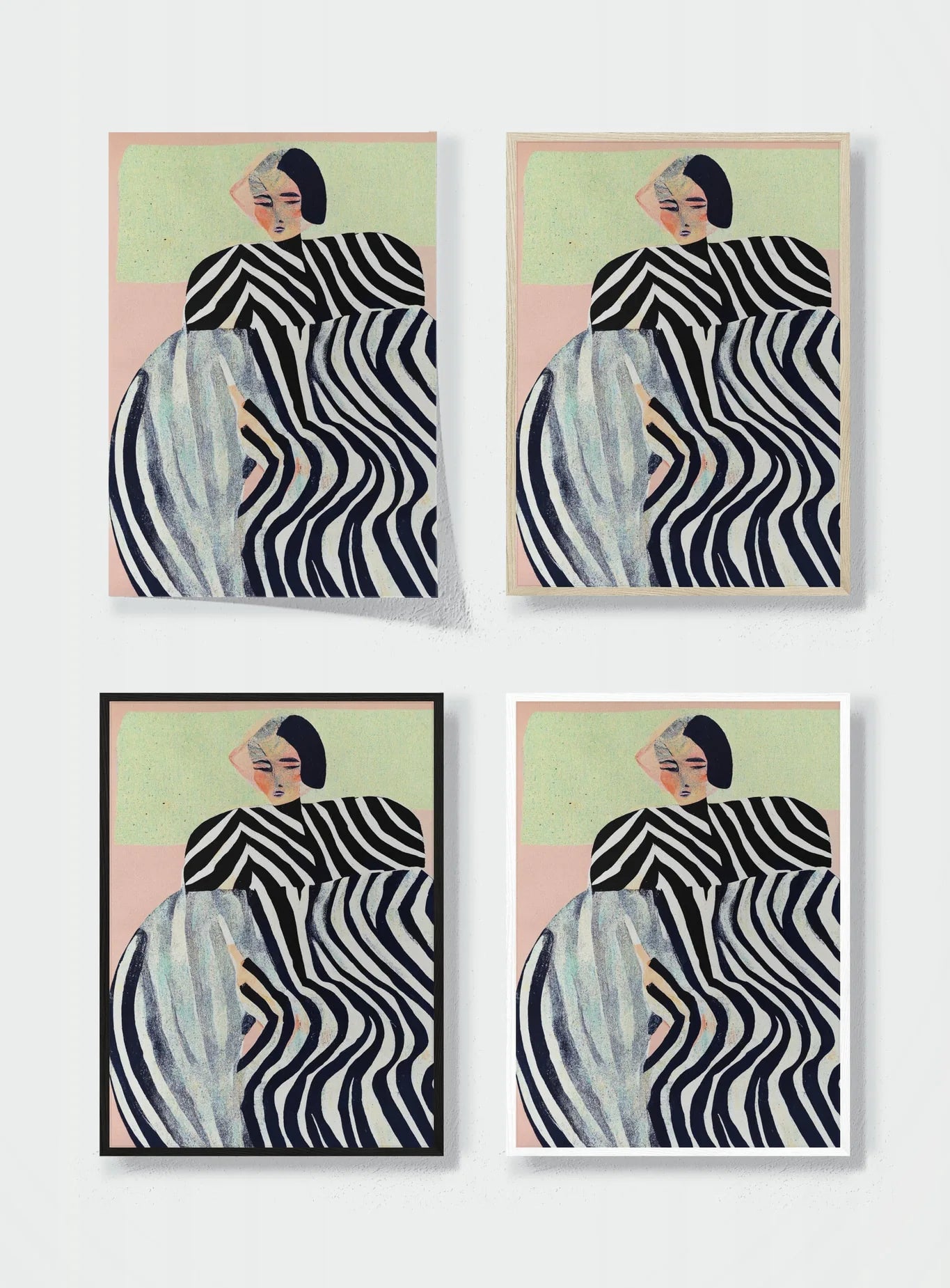 THE HYPNOTIC MUSE frame options comparison