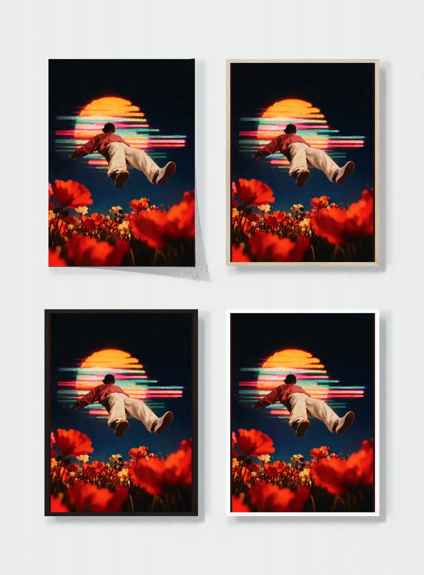 THE PERSON WHO MISSED GRAVITY frame options comparison