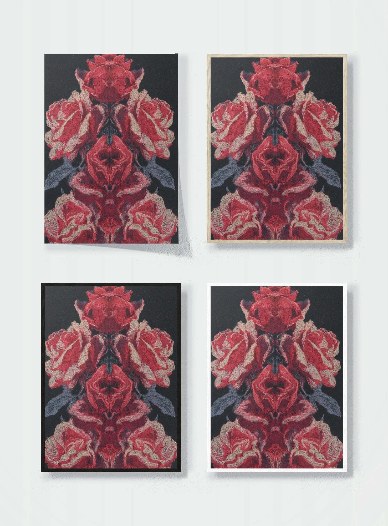 THE RED ORACLE frame options comparison