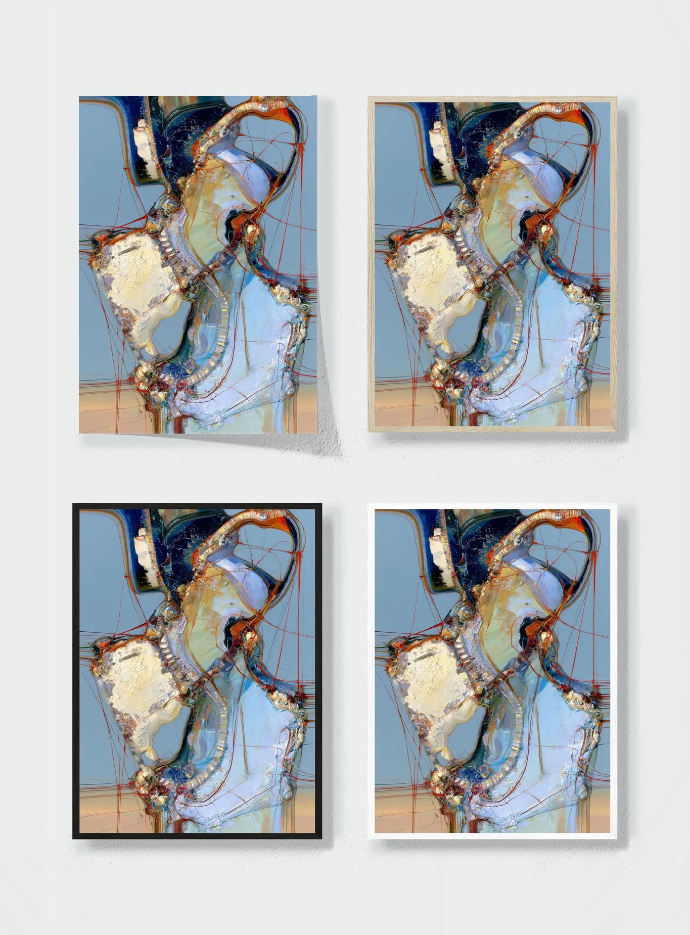 THREADS THROUGH THE BLUE frame options comparison