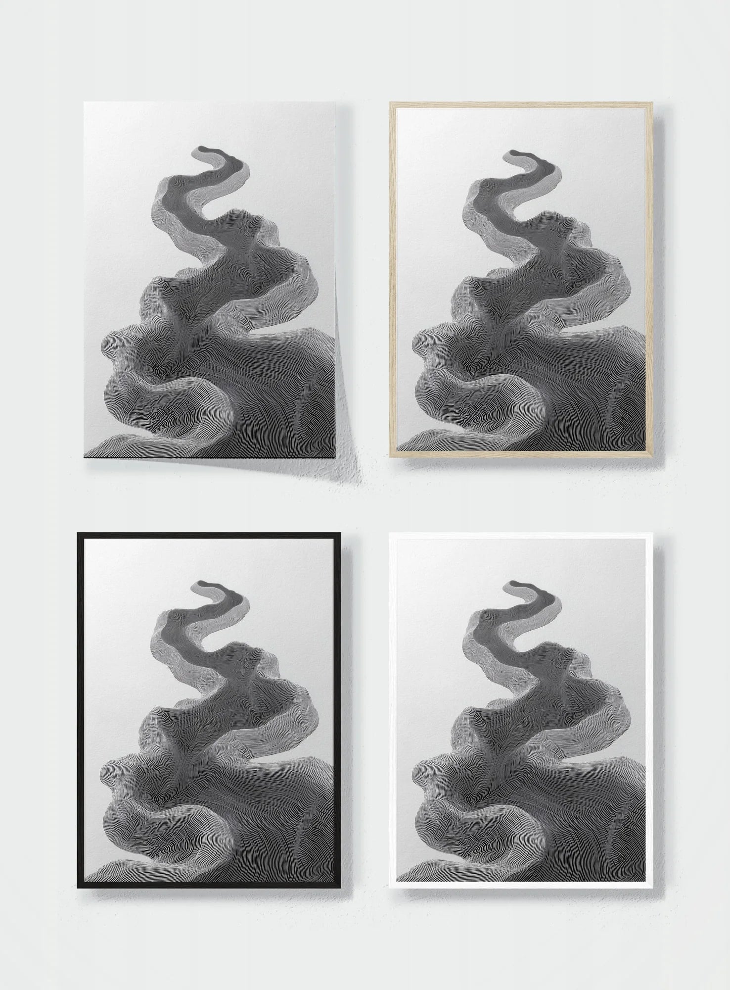 TOPOGRAPHIC FLOW frame options comparison