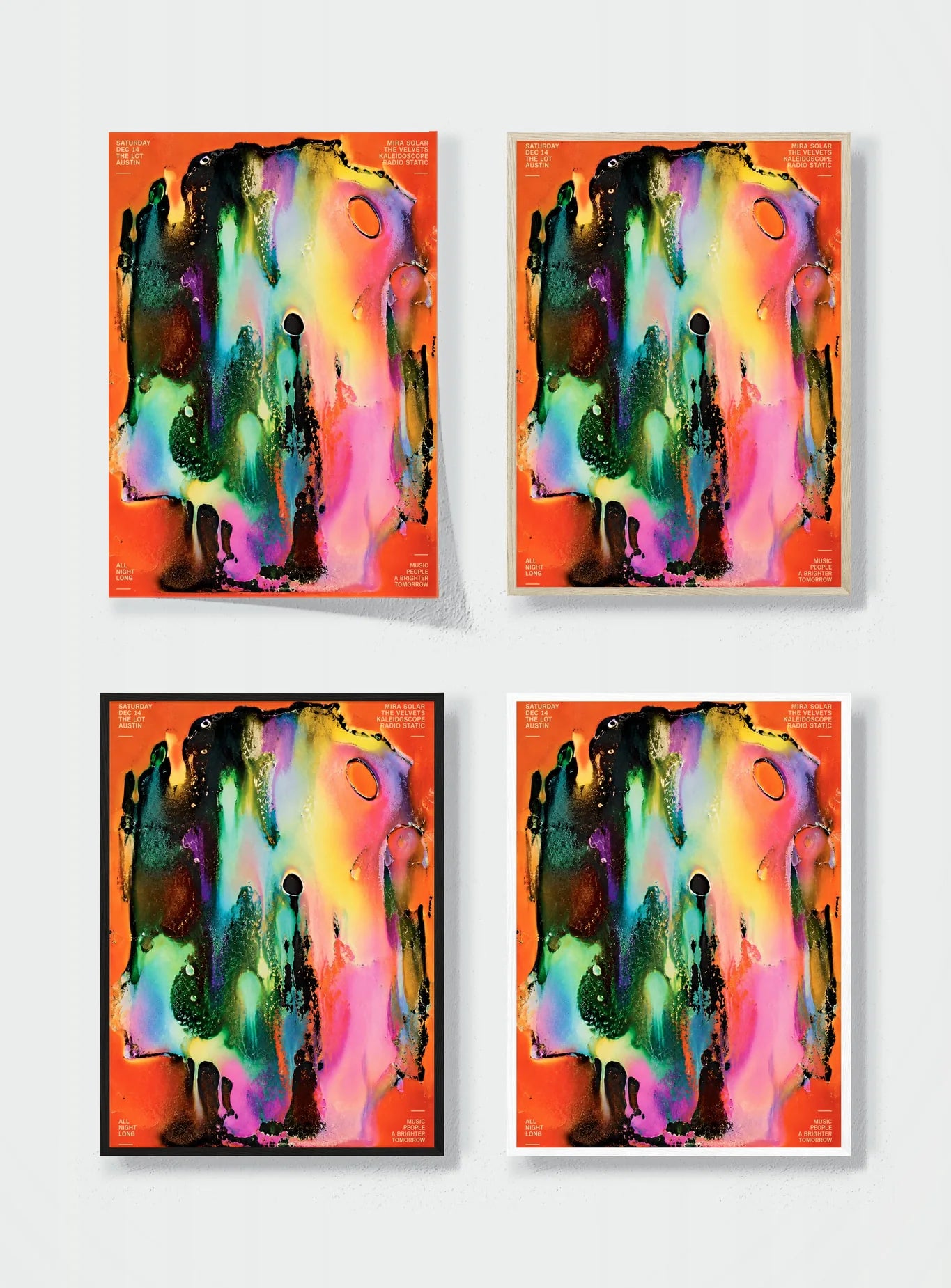 VELVET KALEIDOSCOPE frame options comparison