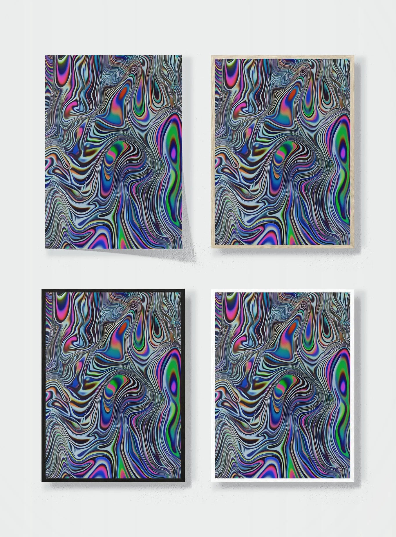 VORTEX OF HUES frame options comparison
