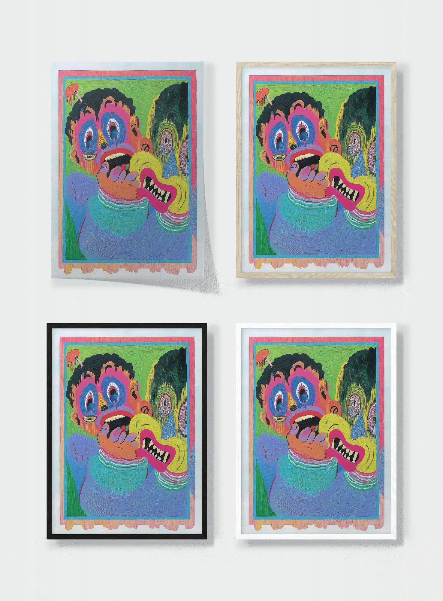 WHAT LIVES IN THE WYNWOOD SHADOWS frame options comparison