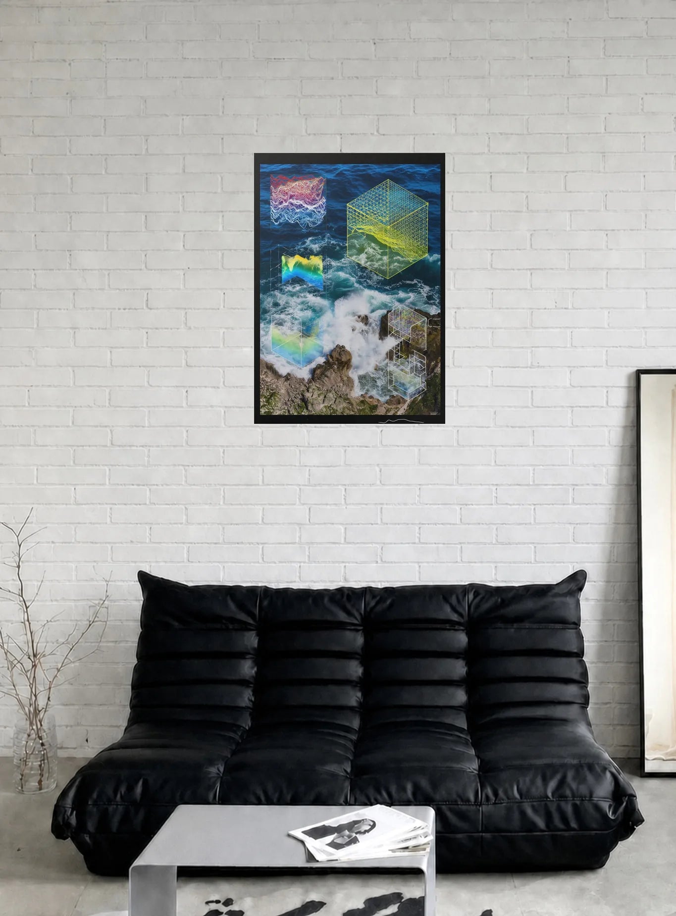 A MAP OF THE UNKNOWN shown in a room
