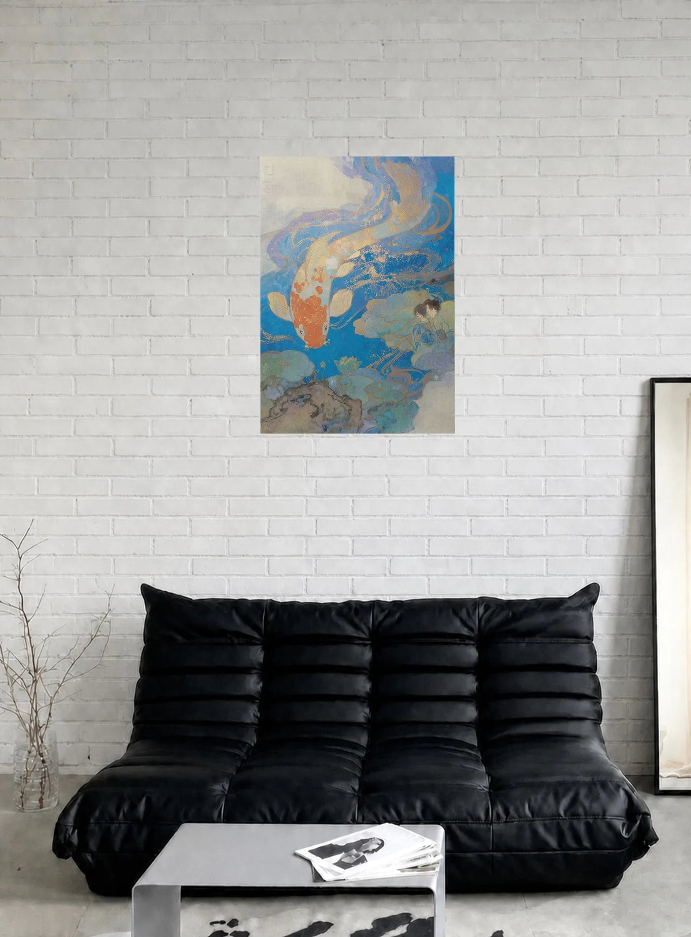 A MEMORY THAT LEARNED TO SWIM shown in a room