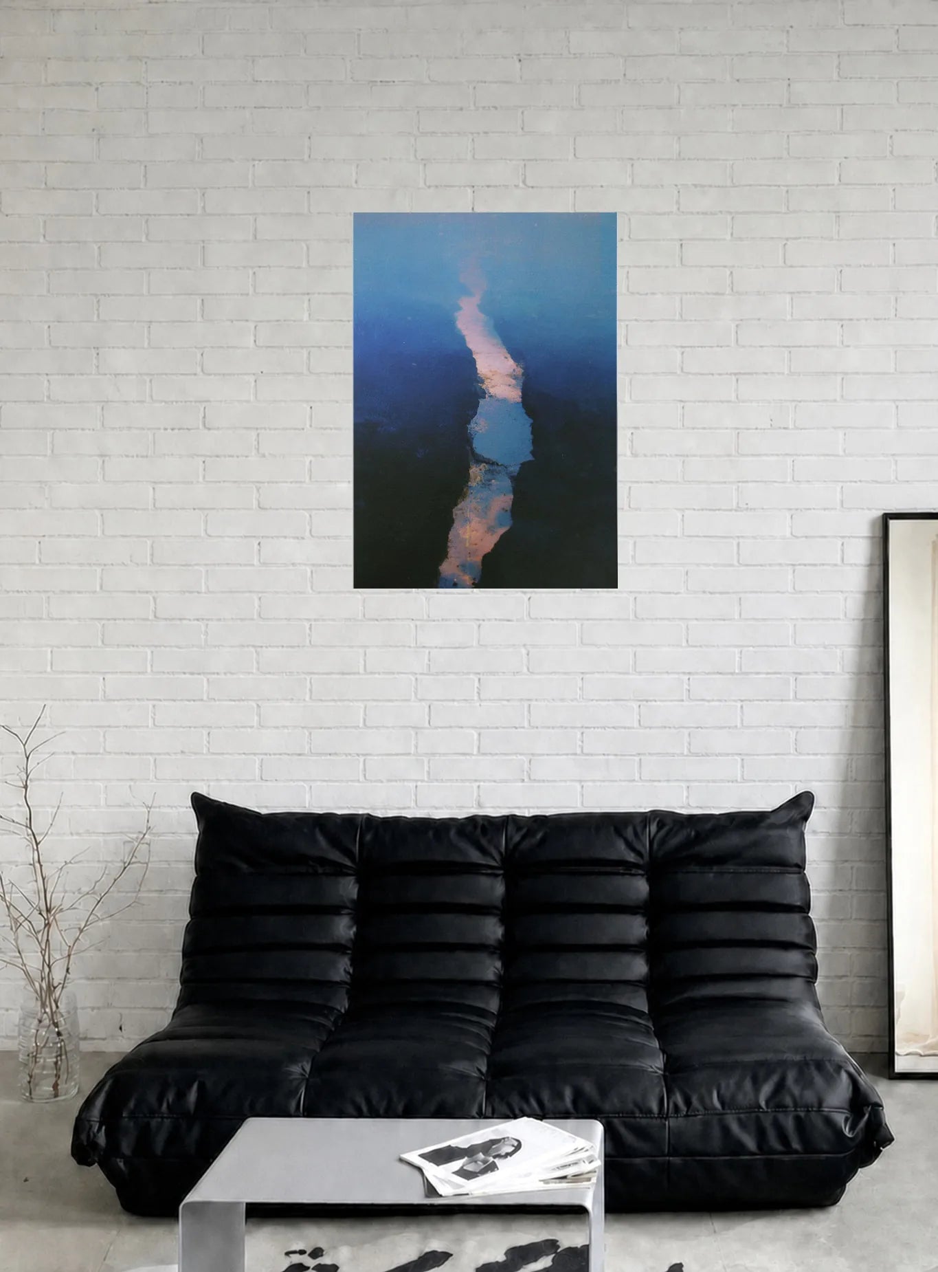 A PATH MADE OF REFLECTION shown in a room