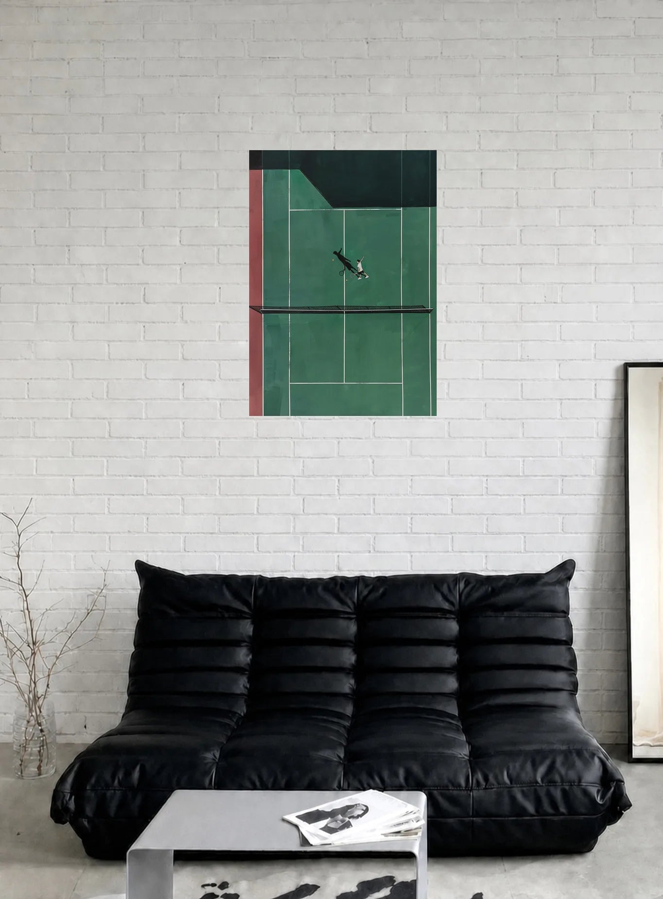 AGAINST THE LINES shown in a room
