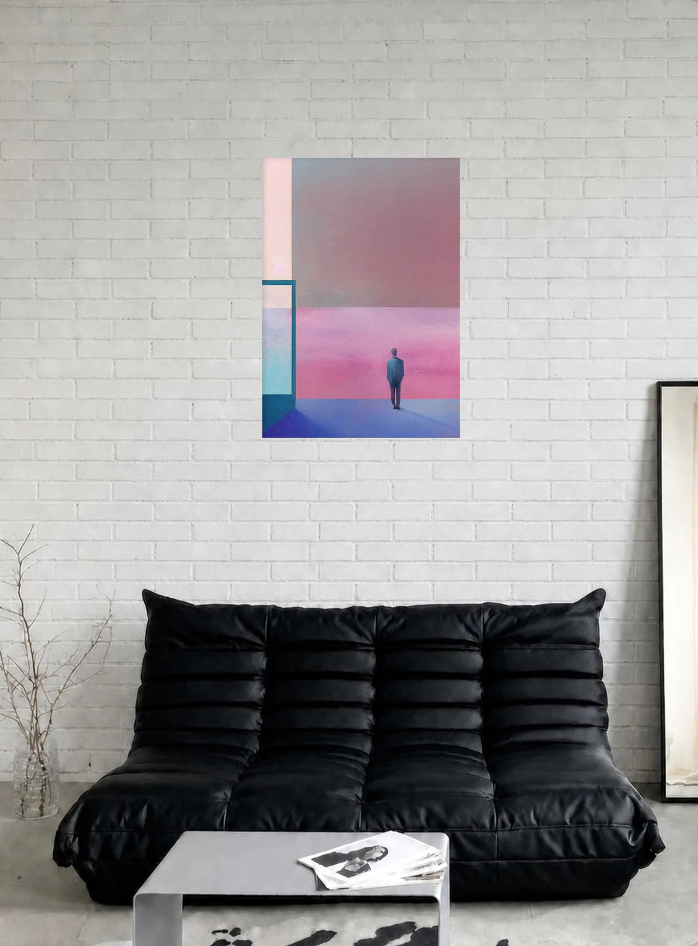 ALONE shown in a room
